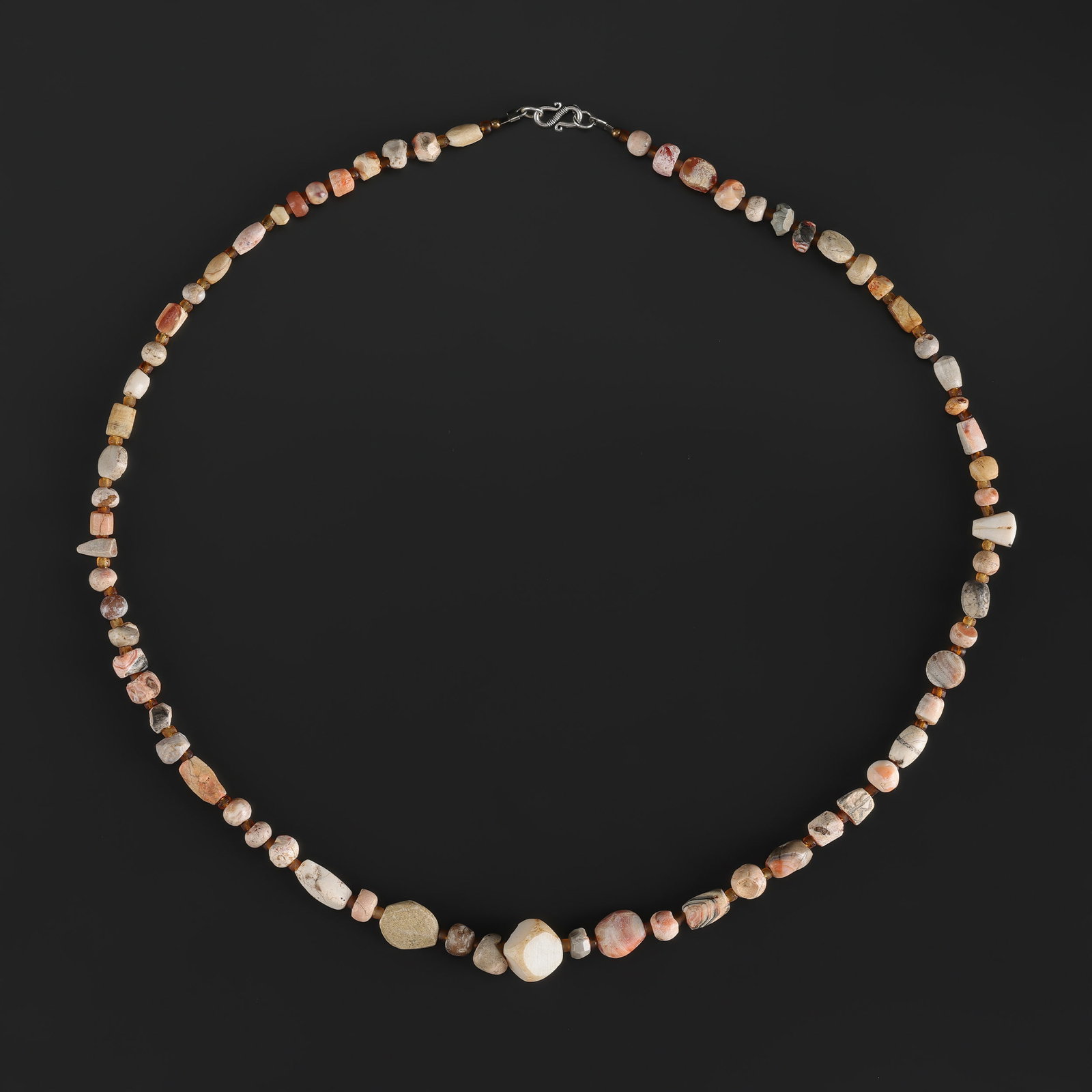 Ancient Himalayan Tibetan Carnelian Agate Beads Necklace (1 of 5)
