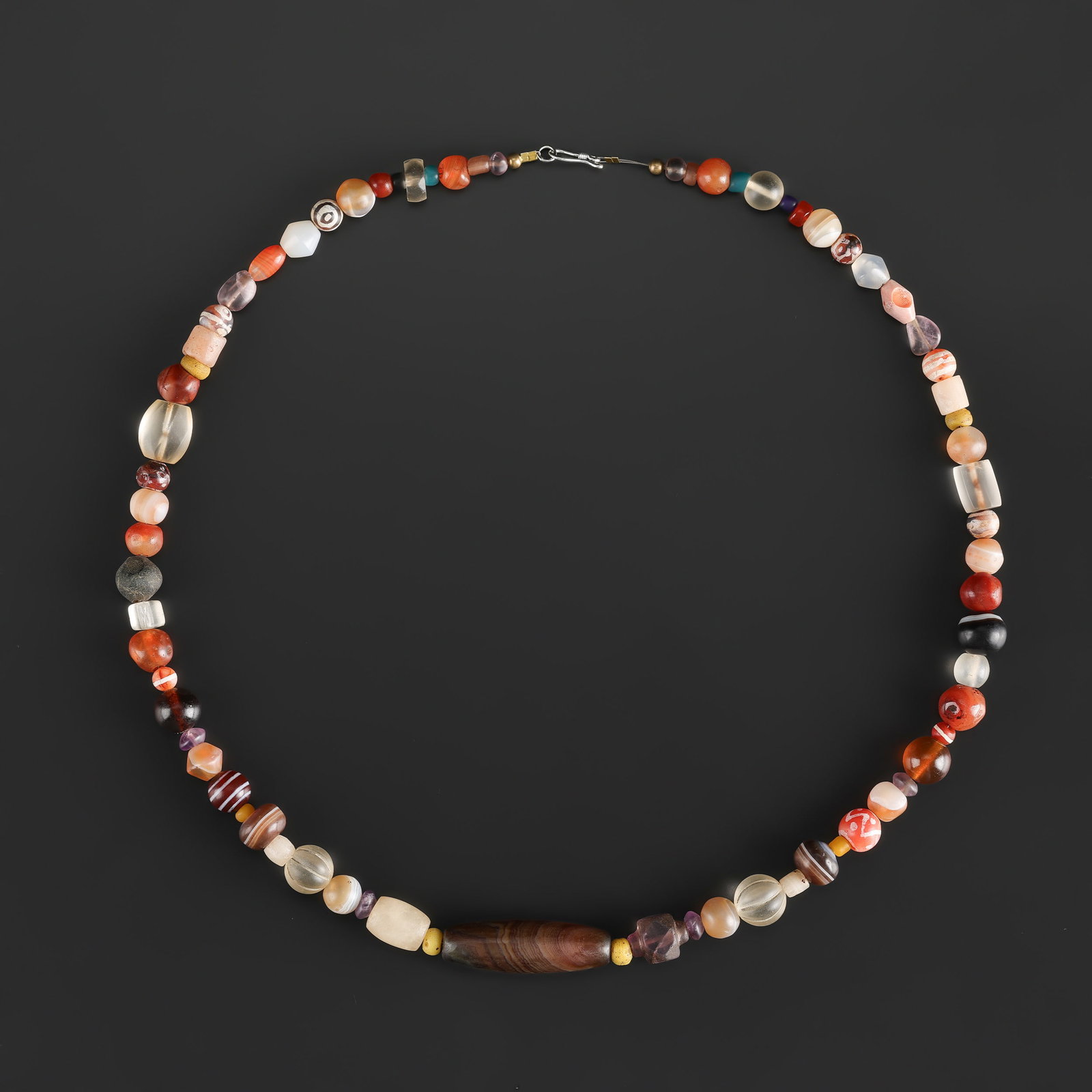 Collection of Antique Mix Material Old Beads Necklace (1 of 4)