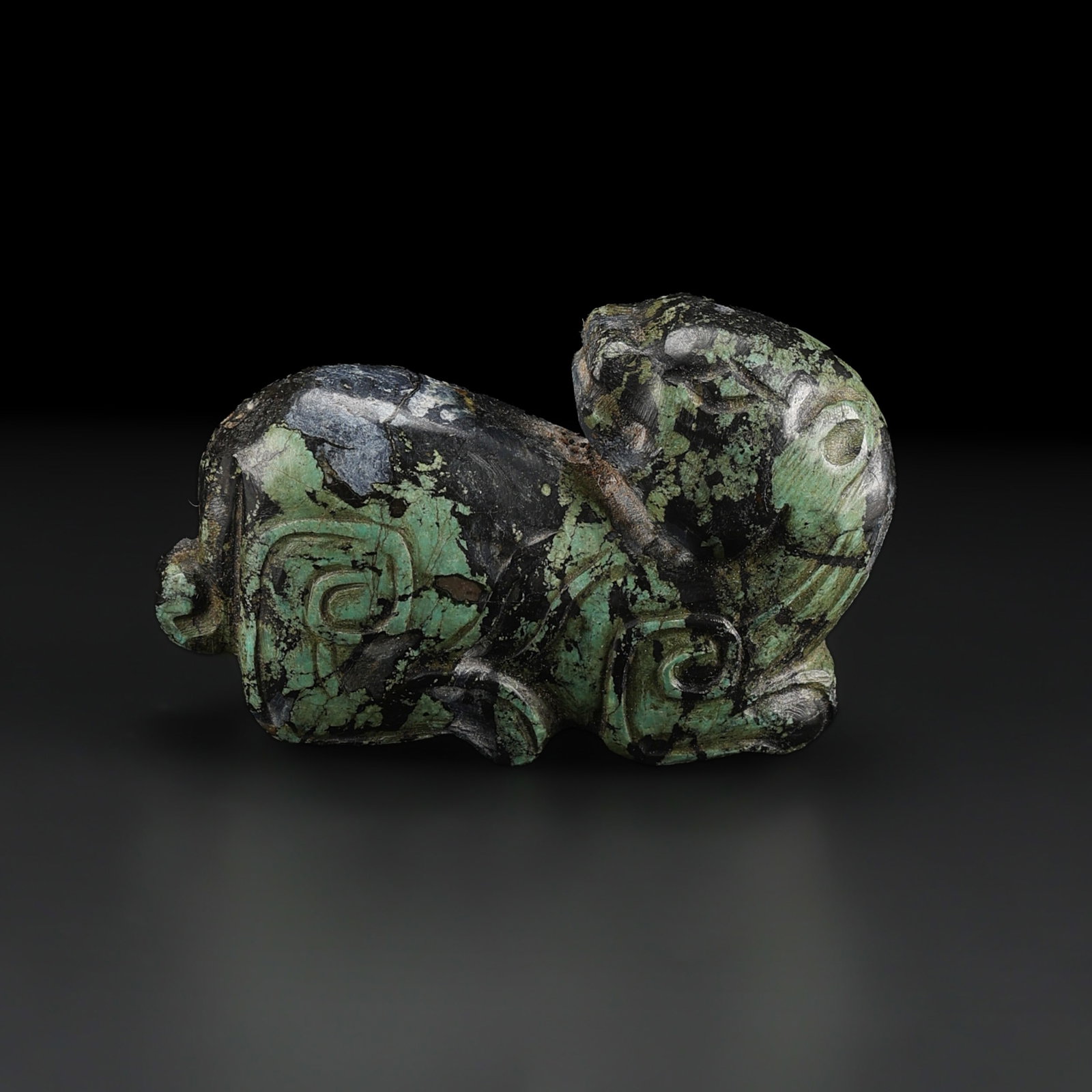 Old Chinese Turquoise Amulet Bead Necklace (1 of 5)
