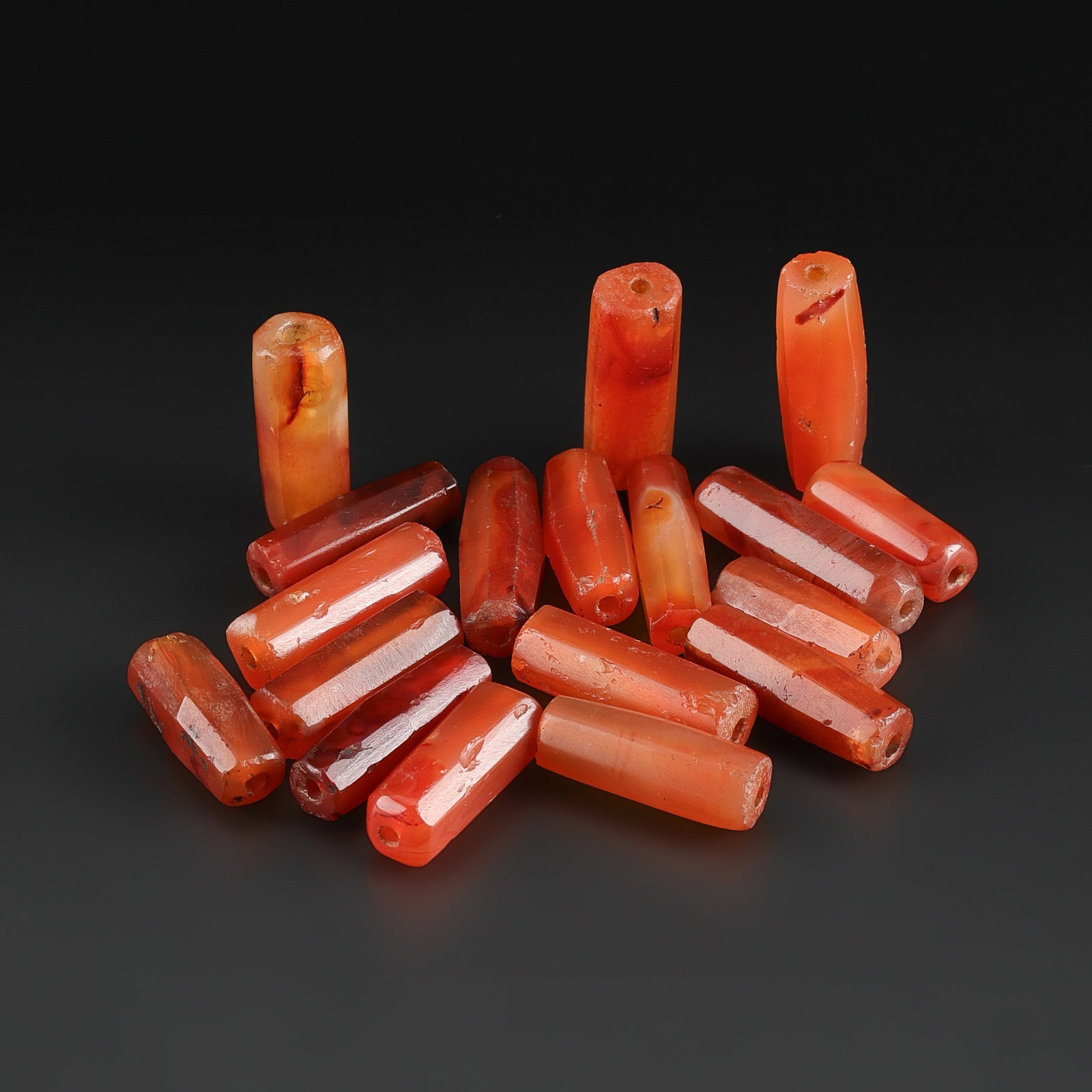 Antique Old Himalayan Carnelian Agate Beads (1 of 4)