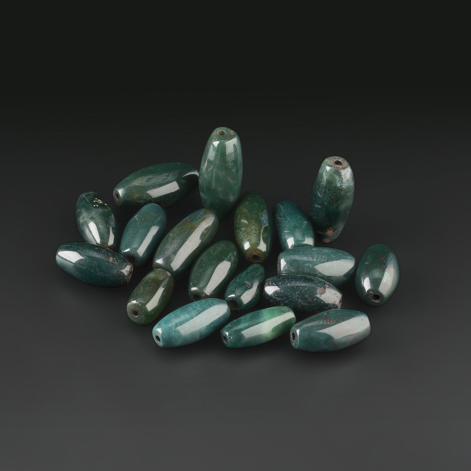 Antique Aventurine Jade Jewelry Beads Necklace (1 of 4)