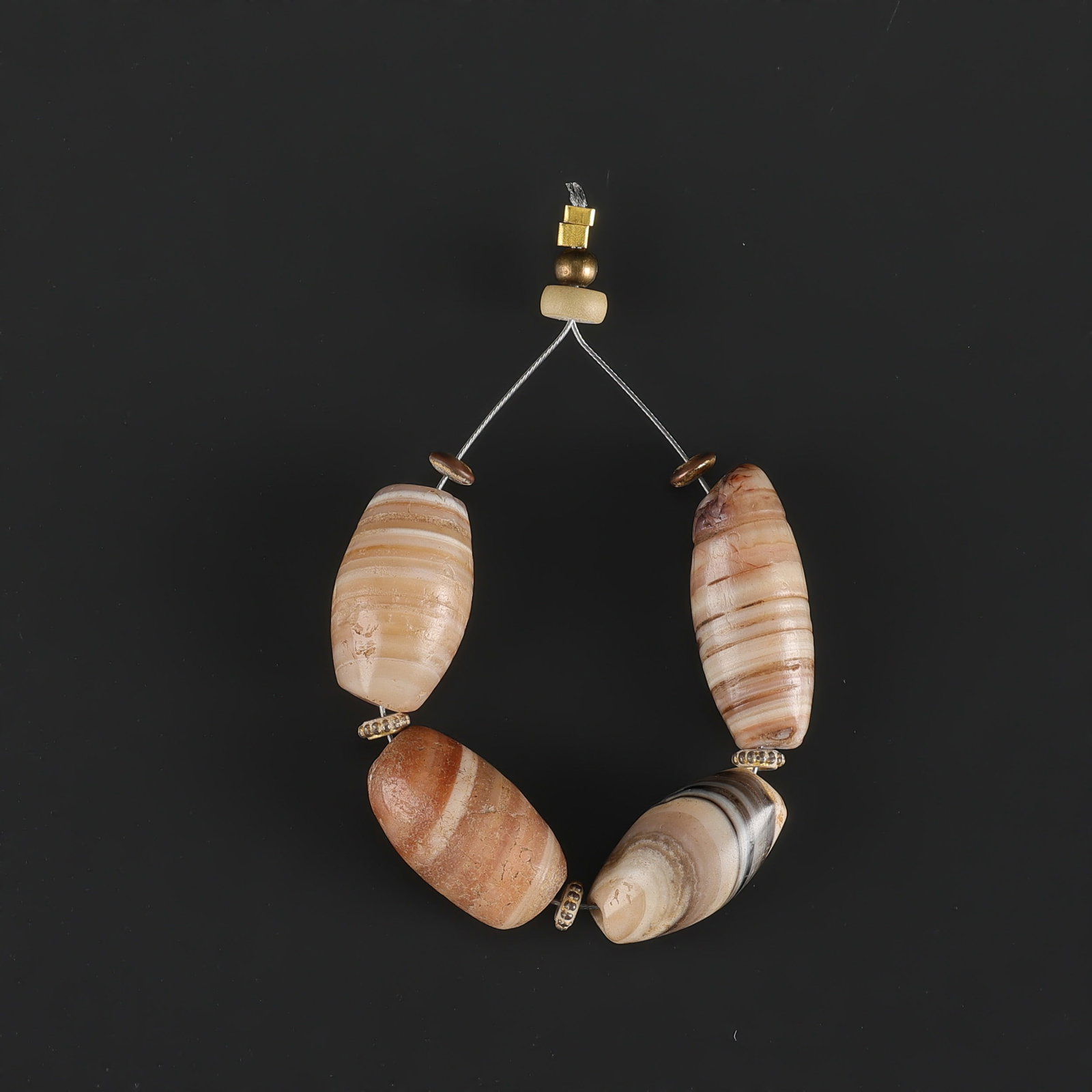 Antique Himalayan Indo-Tibetan Sulamani Agate Beads (1 of 4)
