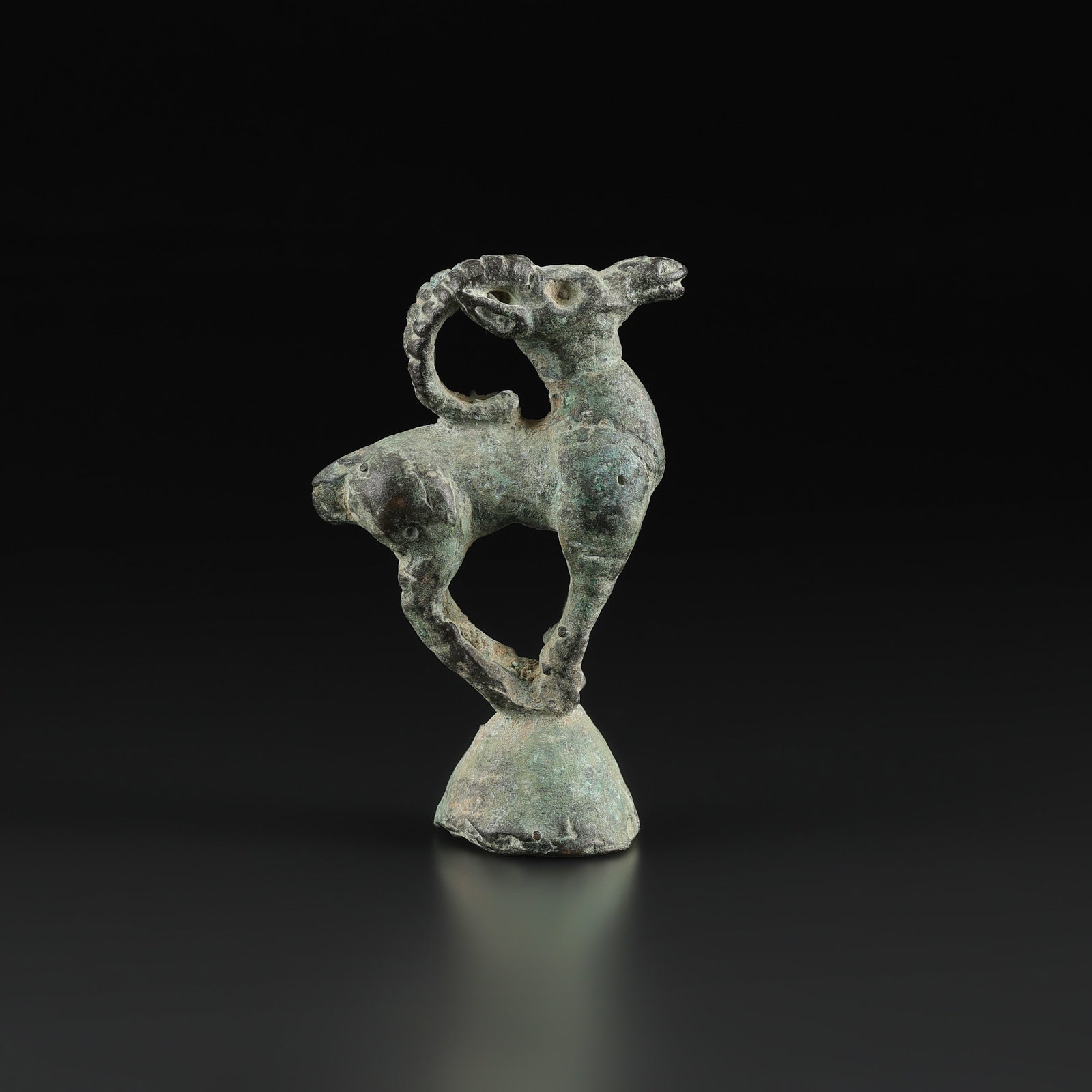 Old Collectables Ancient Antique Bronze Luristan Ibex Animal Figure (1 of 5)