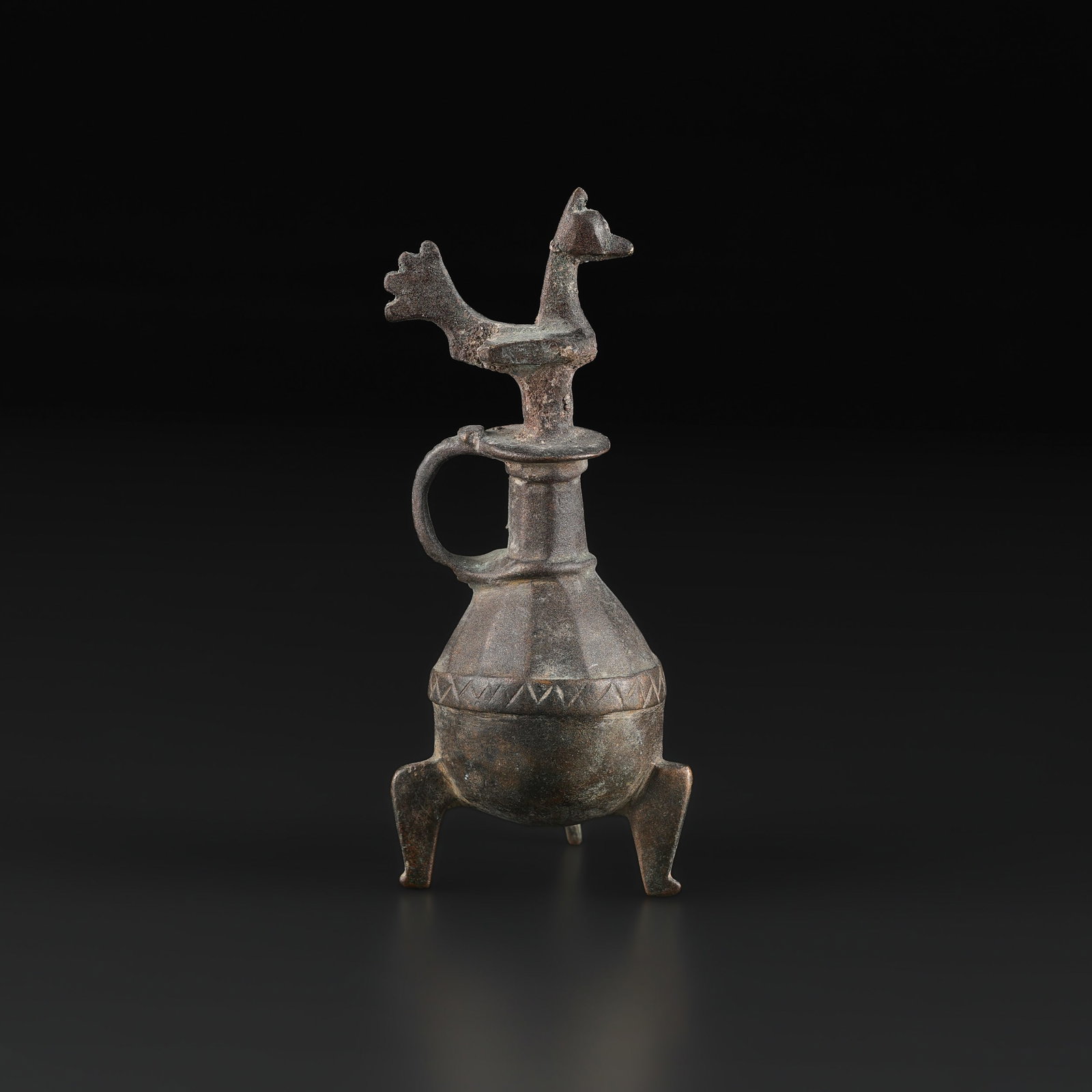 Ancient Bactrian Bronze Kohl Pot (1 of 5)
