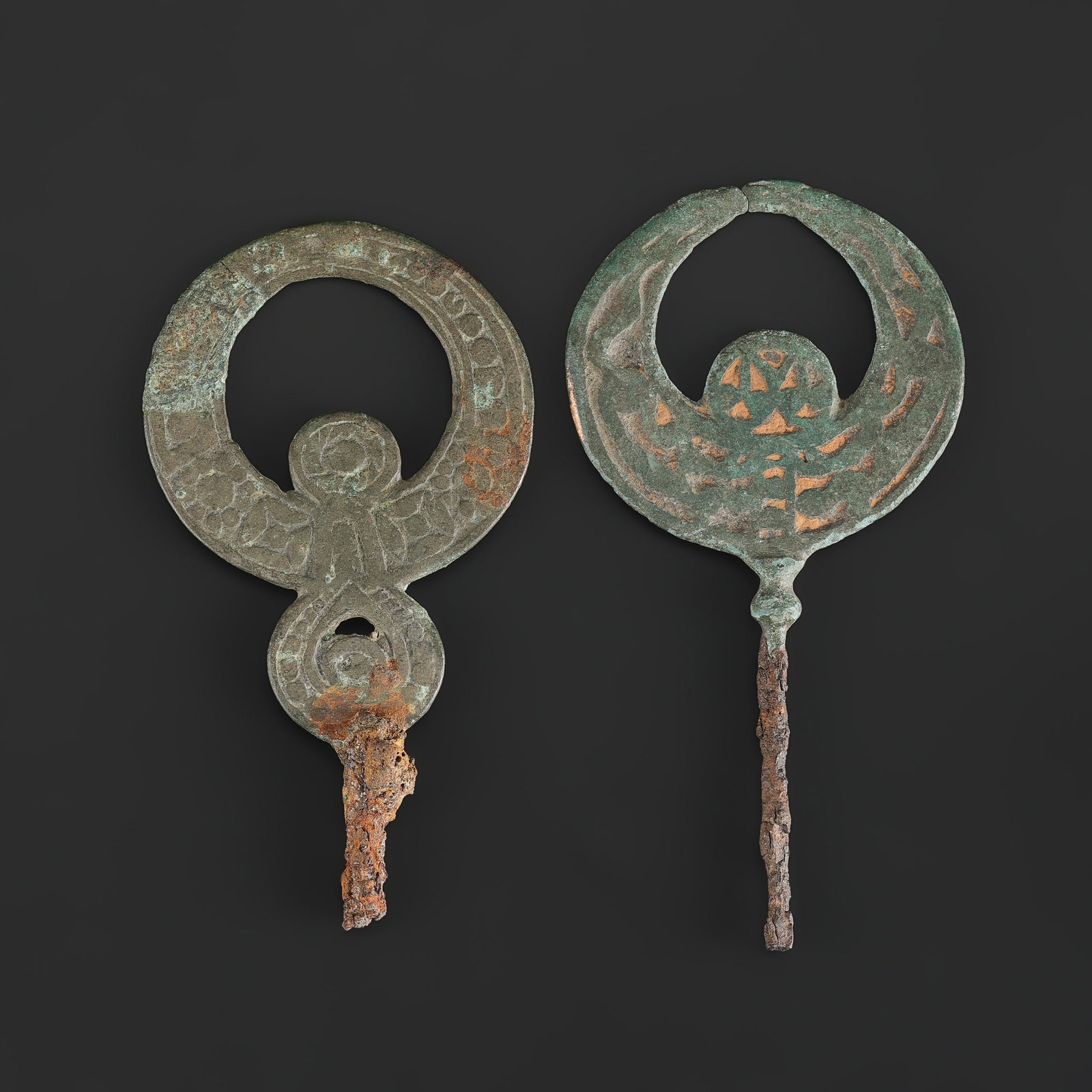 Antique Bronze Luristan Pin Artifacts (1 of 4)