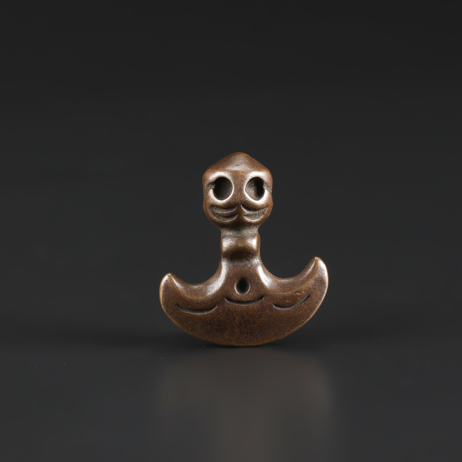 Old Tibetan Bronze Amulet Pendant (1 of 4)
