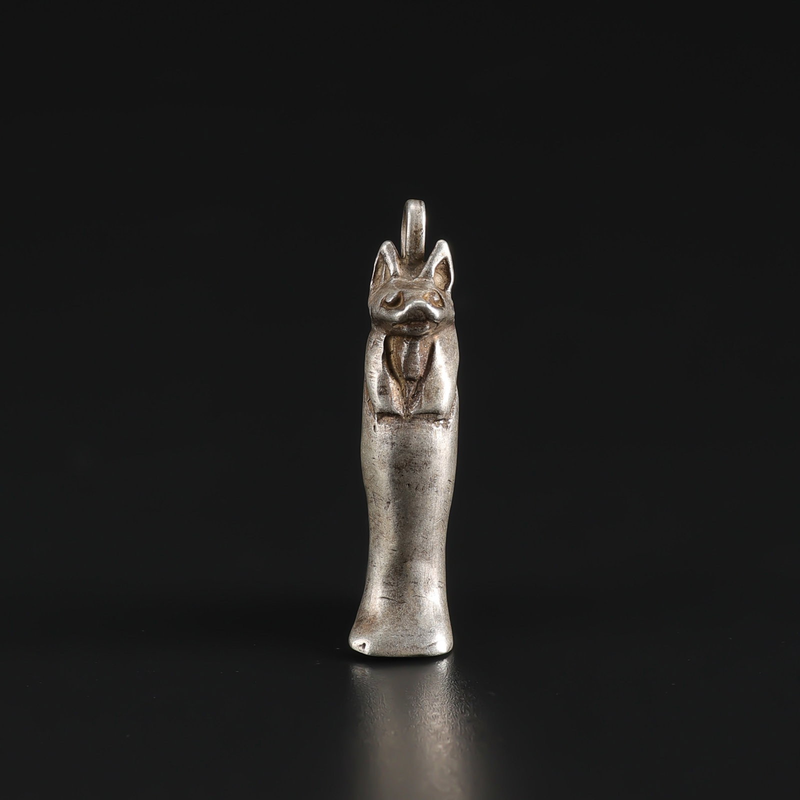 Ancient Egyptian Silver Amulet Pendant (1 of 4)