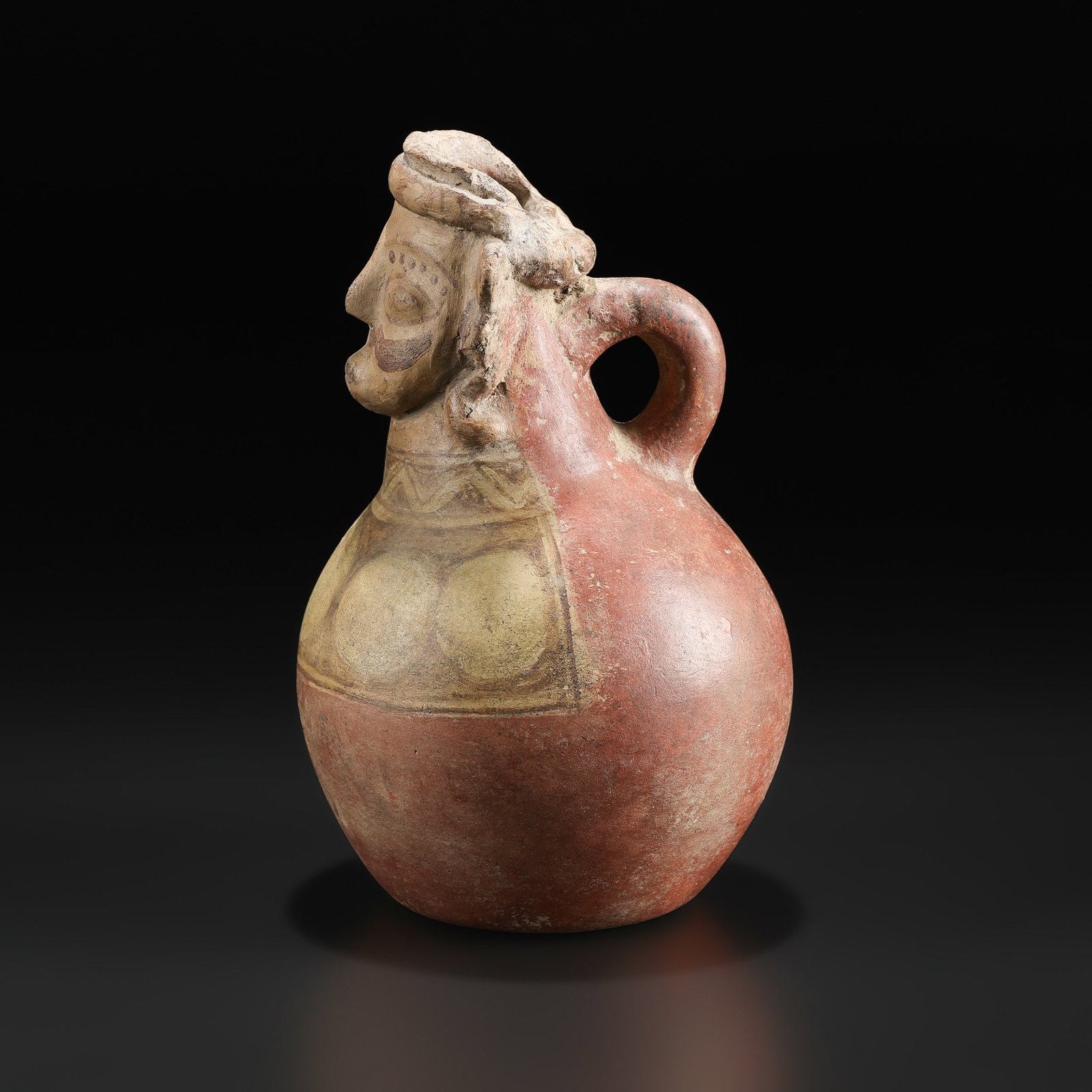 Pre-Columbian Anthropomorphic Terracotta Effigy Vessel (1 of 6)