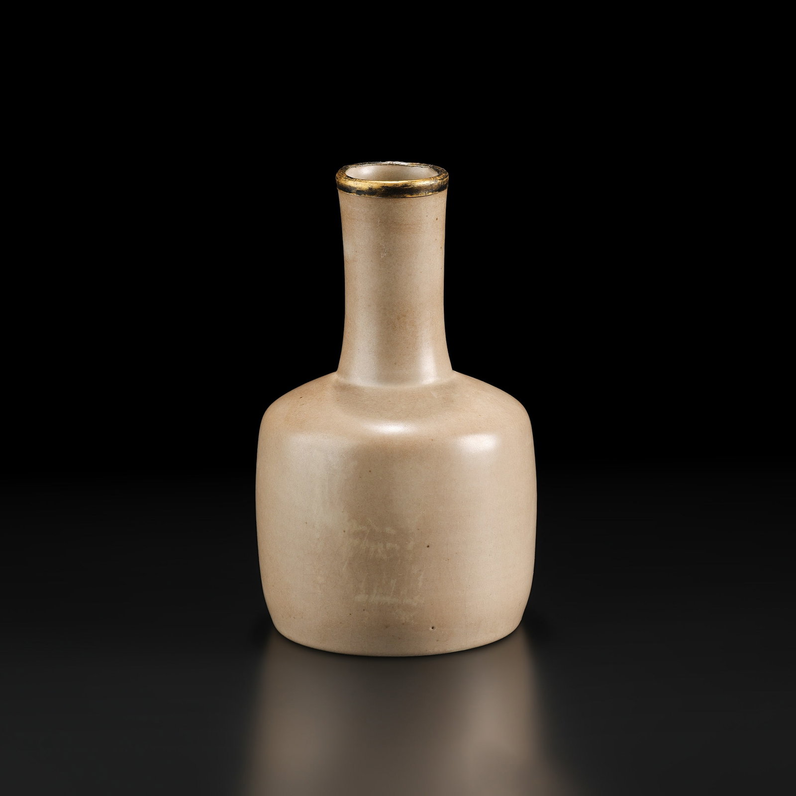 Song Dynasty Ancient Chinese Old Porcelain Vase Pottery with Gold Mount (1 of 5)