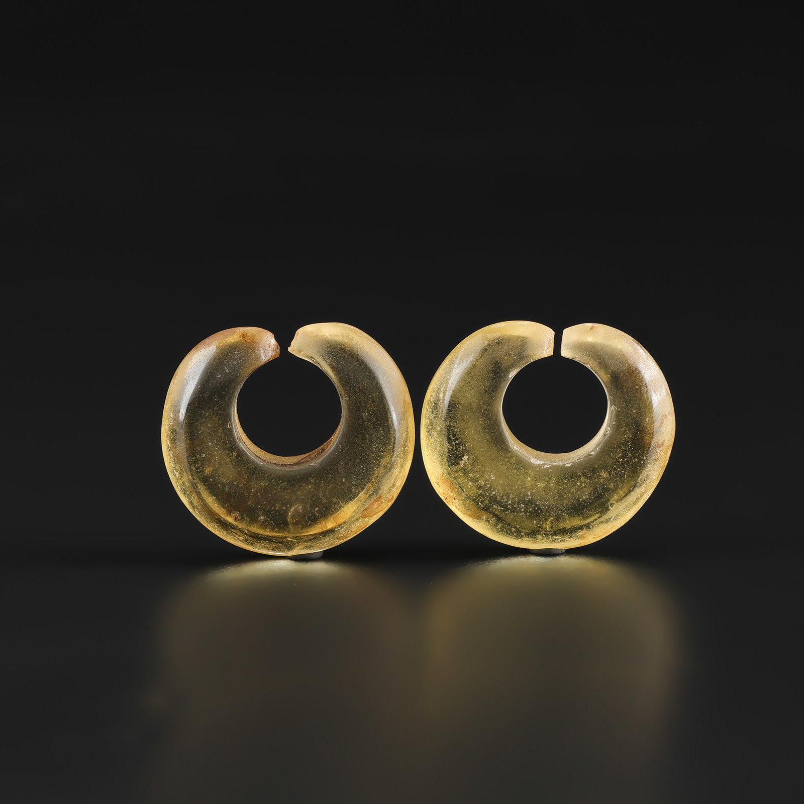 Ancient Old Pair of Clear Citrine Earring (1 of 4)