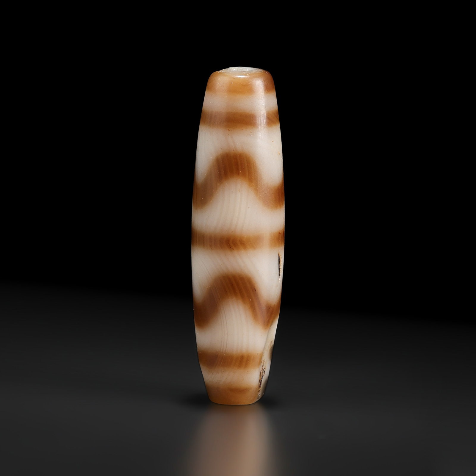 Old Tibetan Protective and Spiritual Amulet Dzi Bead (1 of 4)