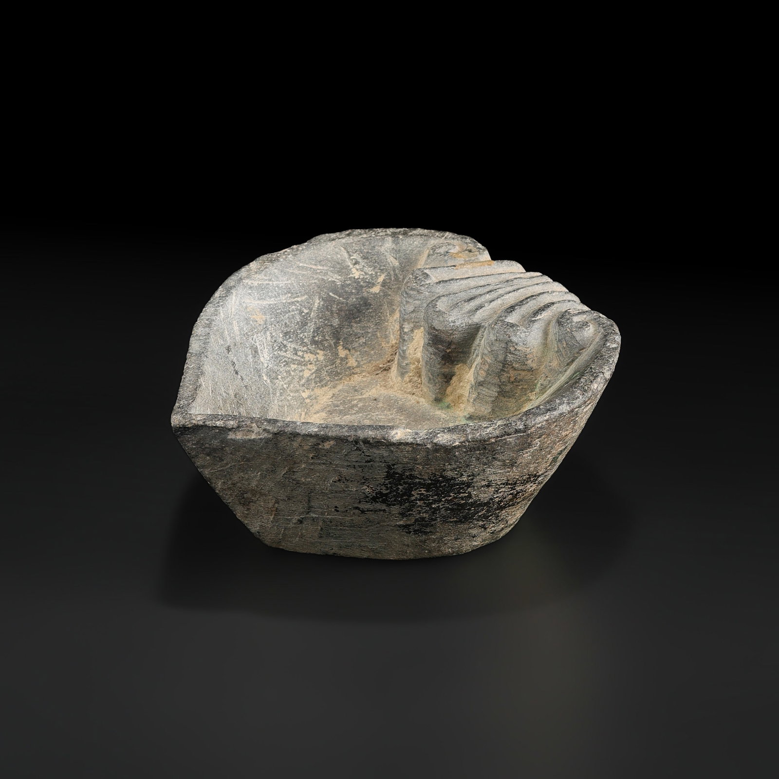 Ancient Stone Oil Lamp Light Diya Chirag (1 of 5)