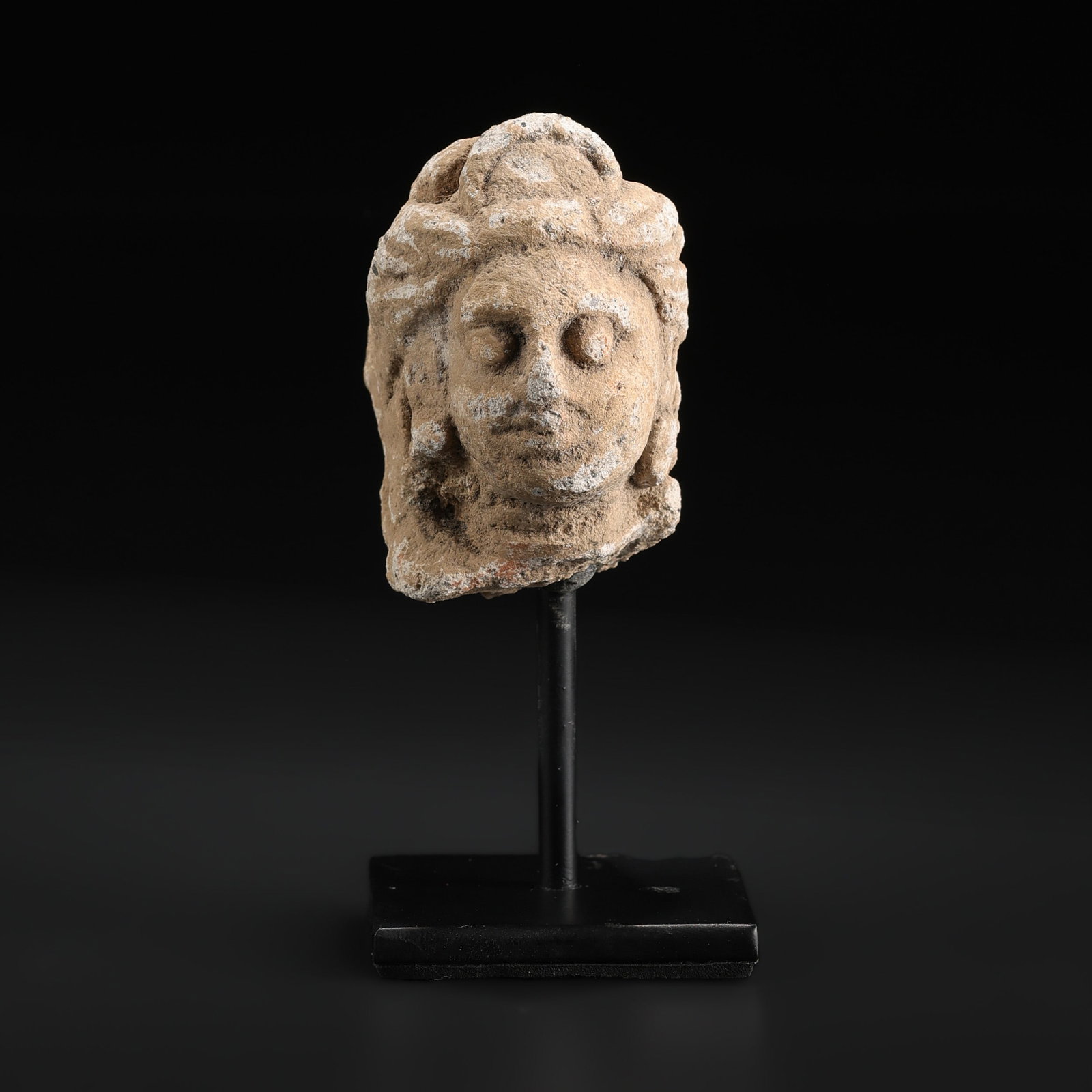Gandhara Stucco Head Sculpture Fragment (1 of 5)