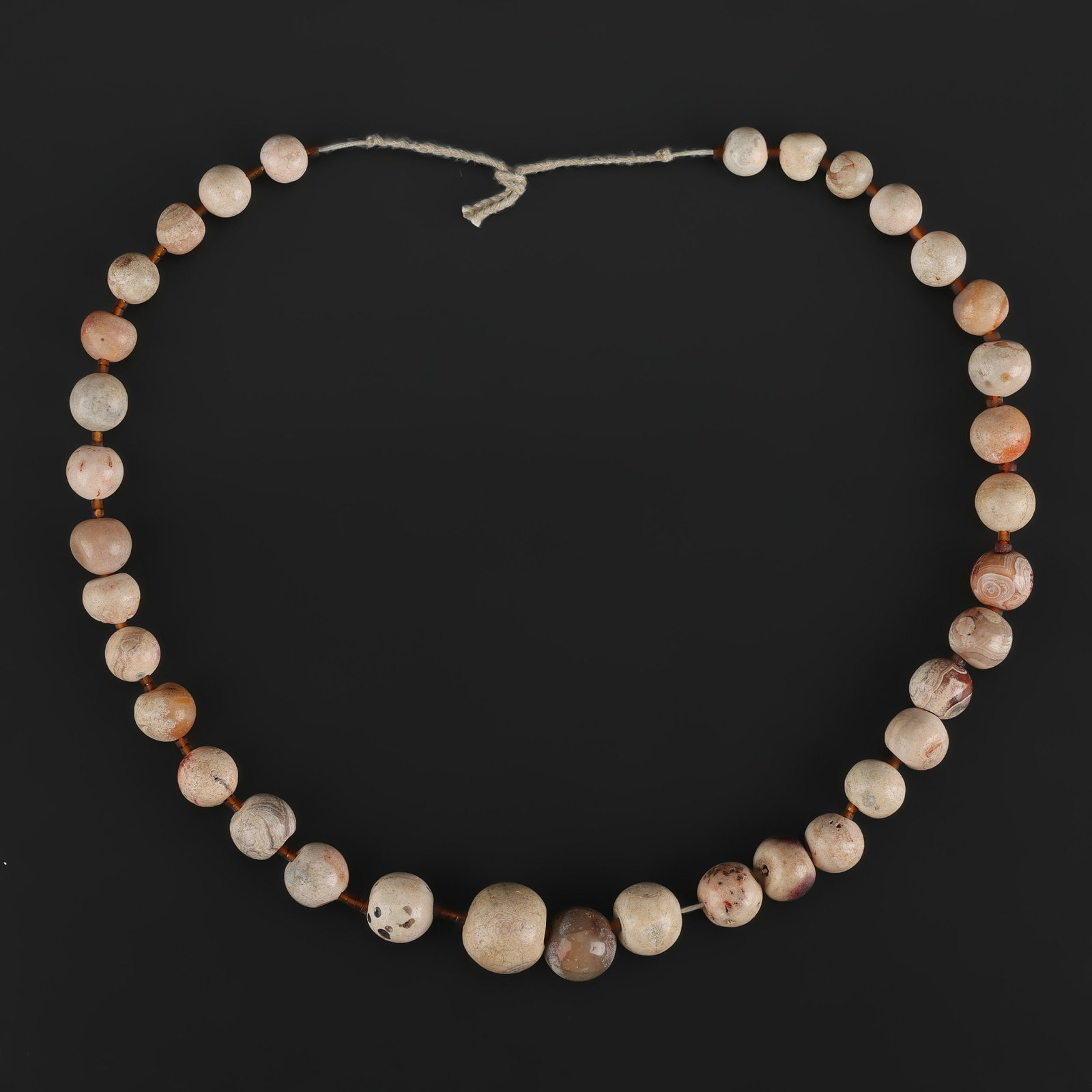 Indo Tibetan Himalayan Old Ancient Carnelian Agate Amulet Beads Necklace (1 of 5)