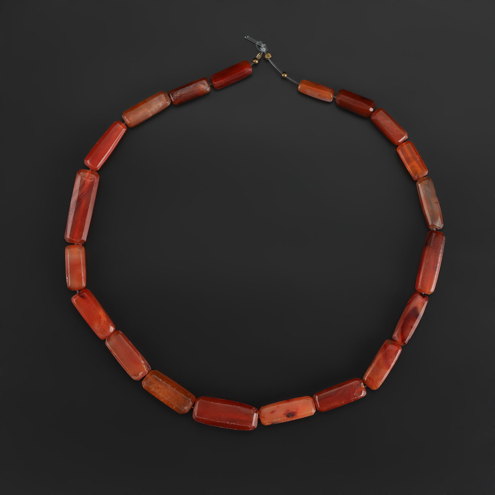 Ancient Himalayan Carnelian Bead Necklace (1 of 4)