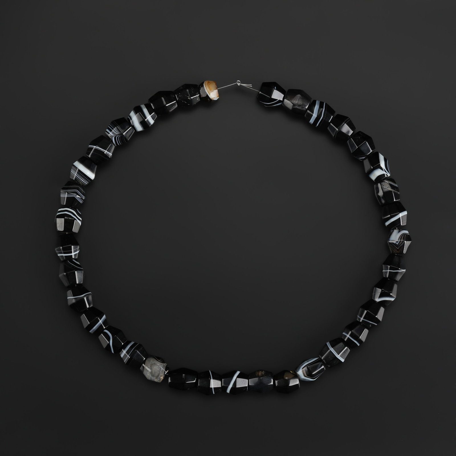Old Ancient Sulemani Agate Beads Necklace (1 of 4)