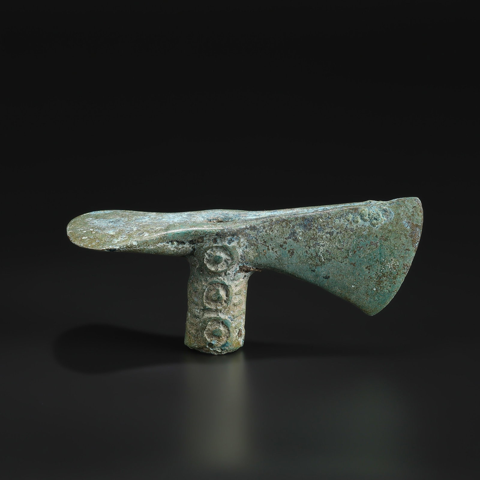 Ancient Antique Old Bronze Axe Head (1 of 5)