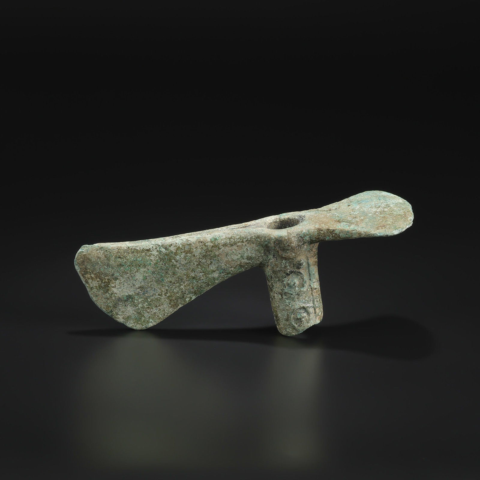 Ancient Antique Bronze Axe Head (1 of 5)