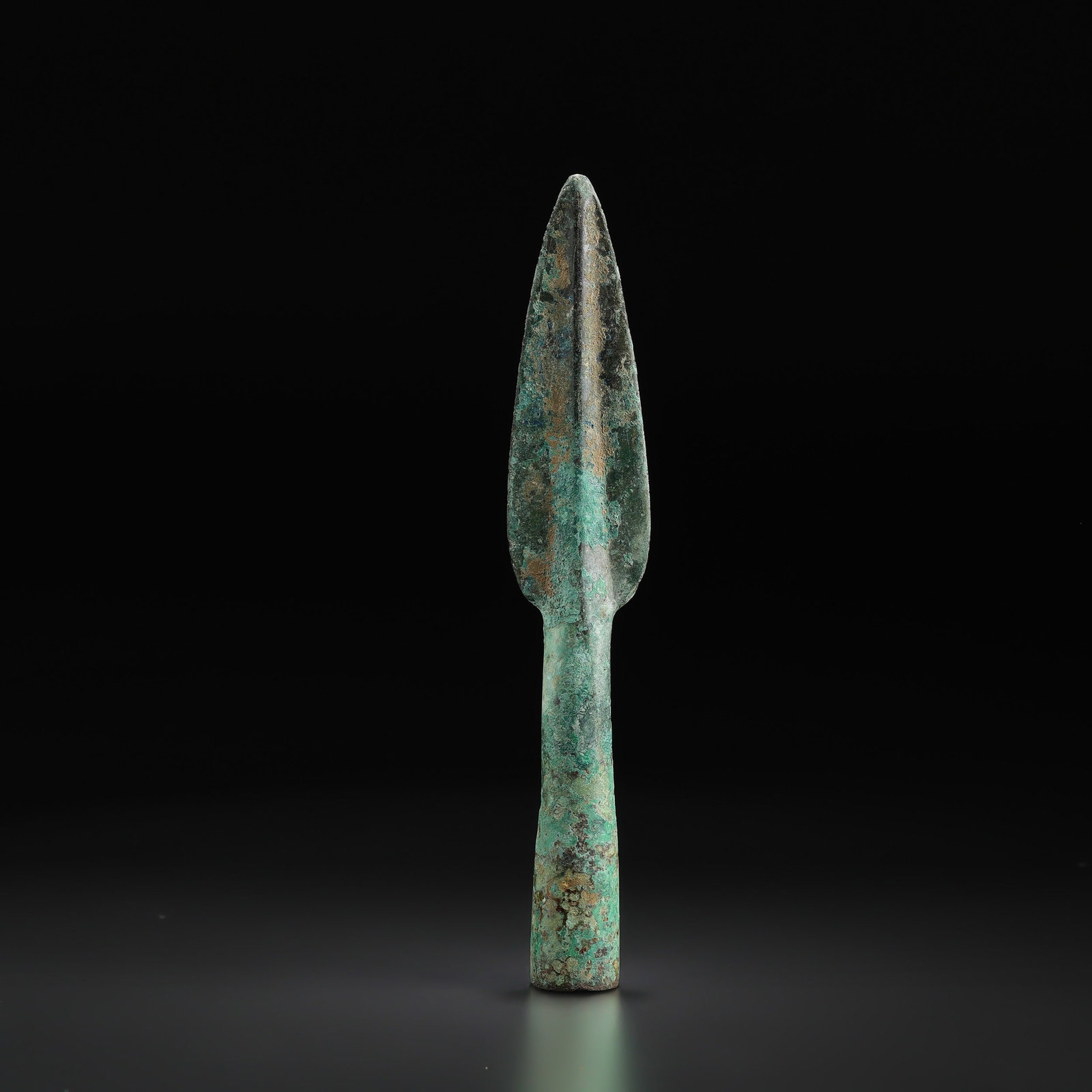 Antique Greek Bronze Short Spear Head (1 of 5)