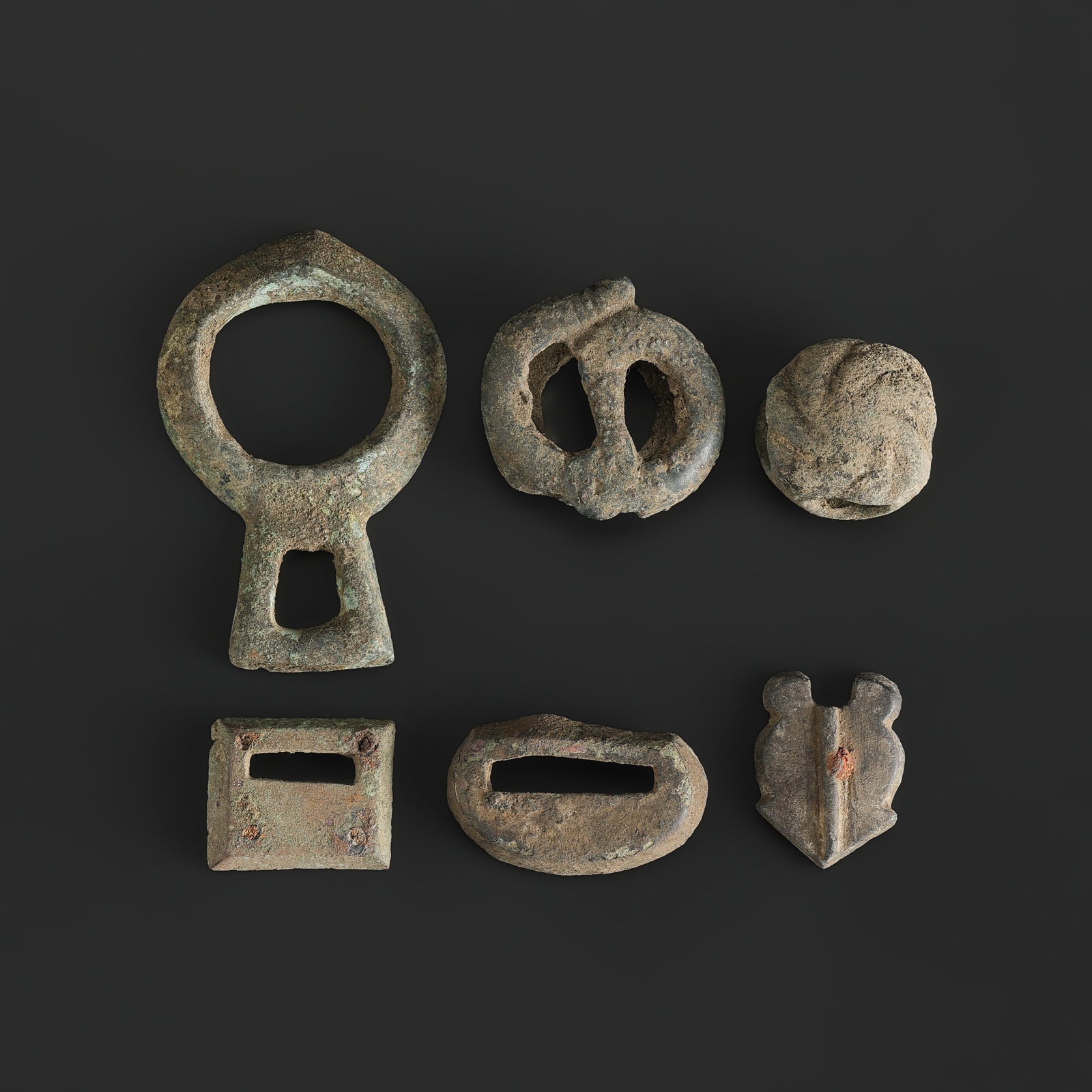 Lot of Ancient Bronze Buckles & Mounts (1 of 4)