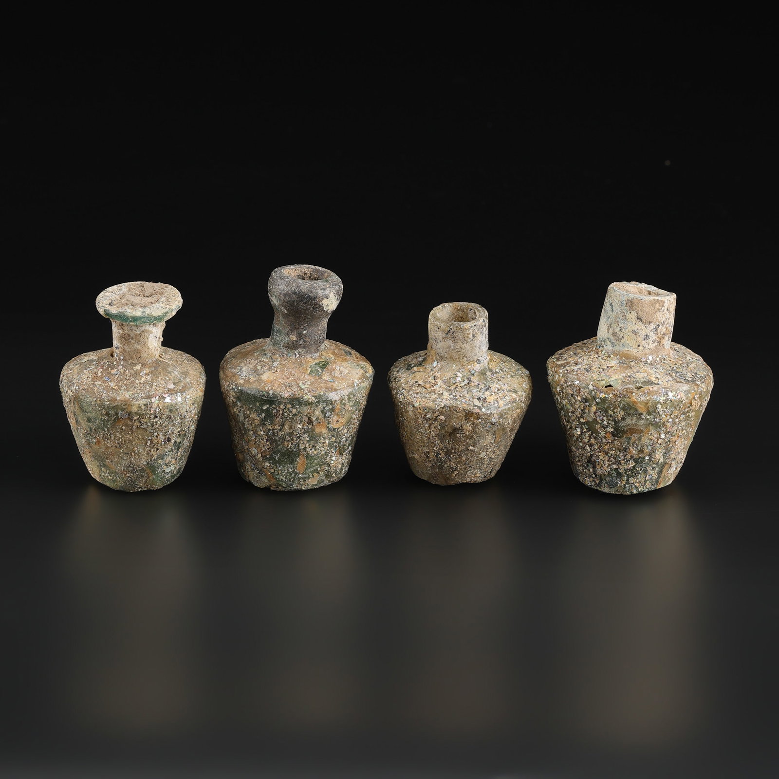 Antique Ancient Roman Glass Bottle Lot (1 of 5)
