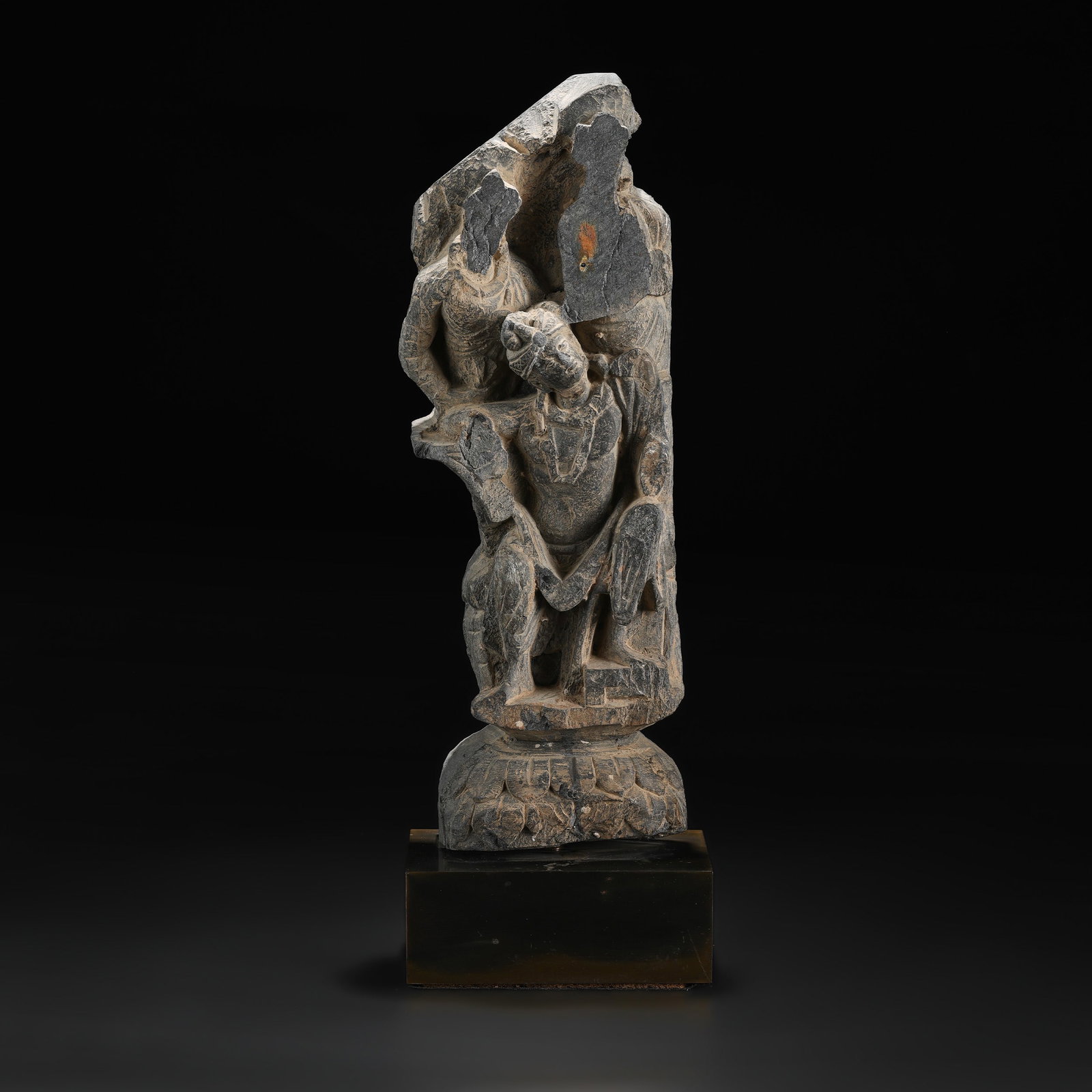 Ancient Gandharan Carved Schist Figural Relief Sculpture (1 of 5)