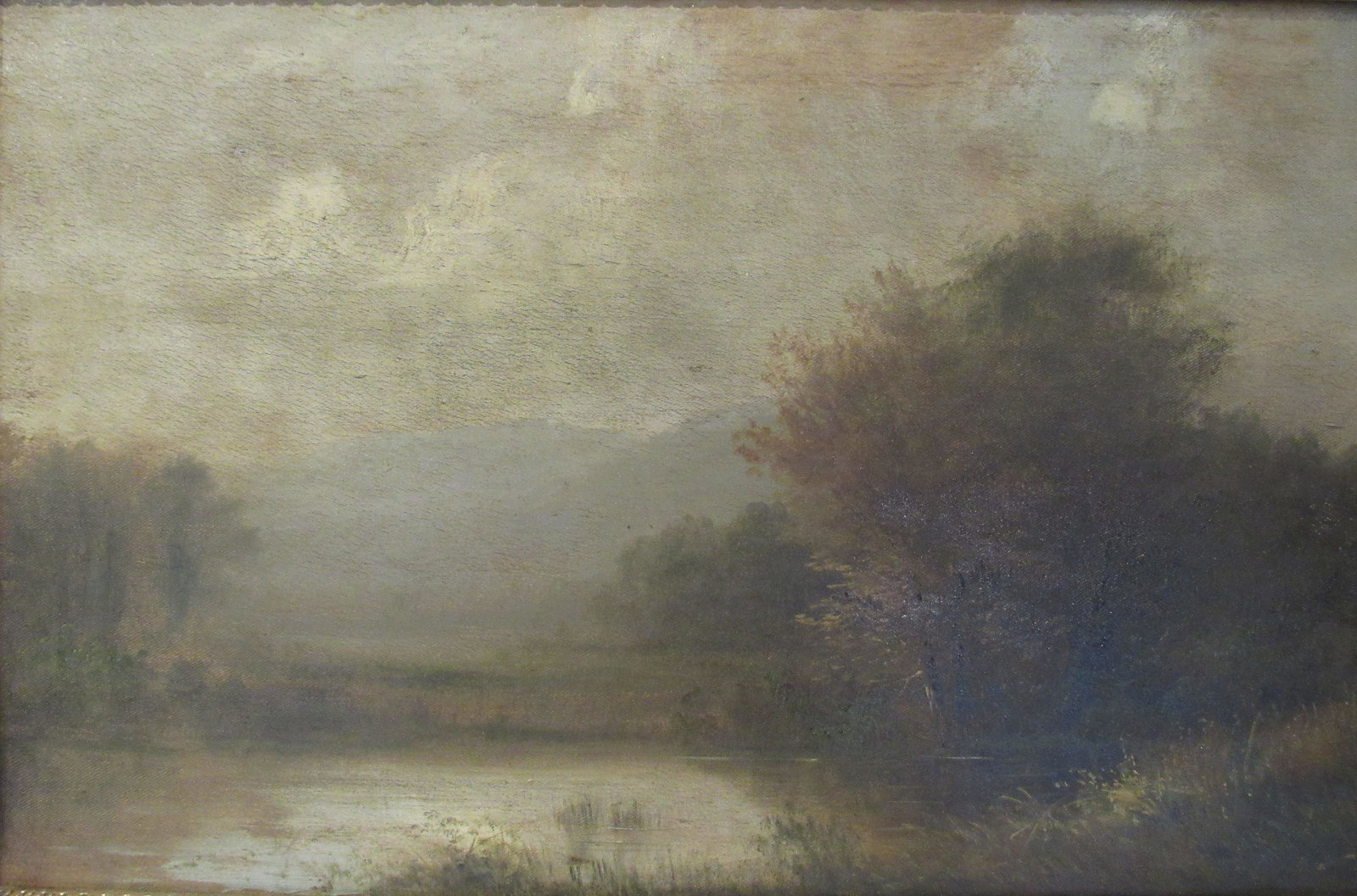 Antique Oil Painting Hudson River School (1 of 3)