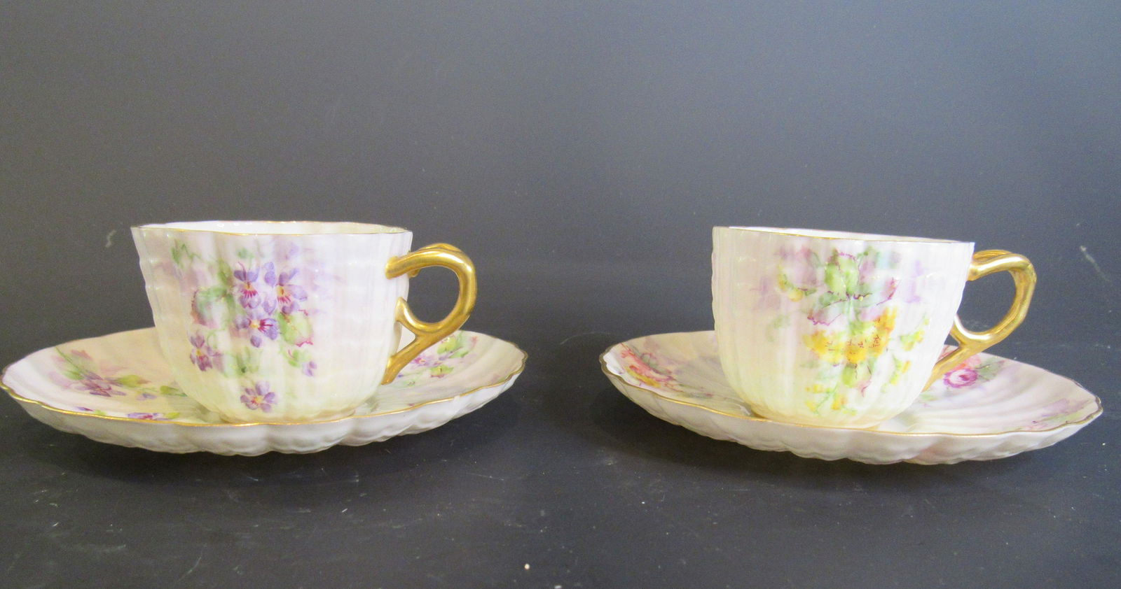 American Belleek Porcelain Cup & Saucer (1 of 5)