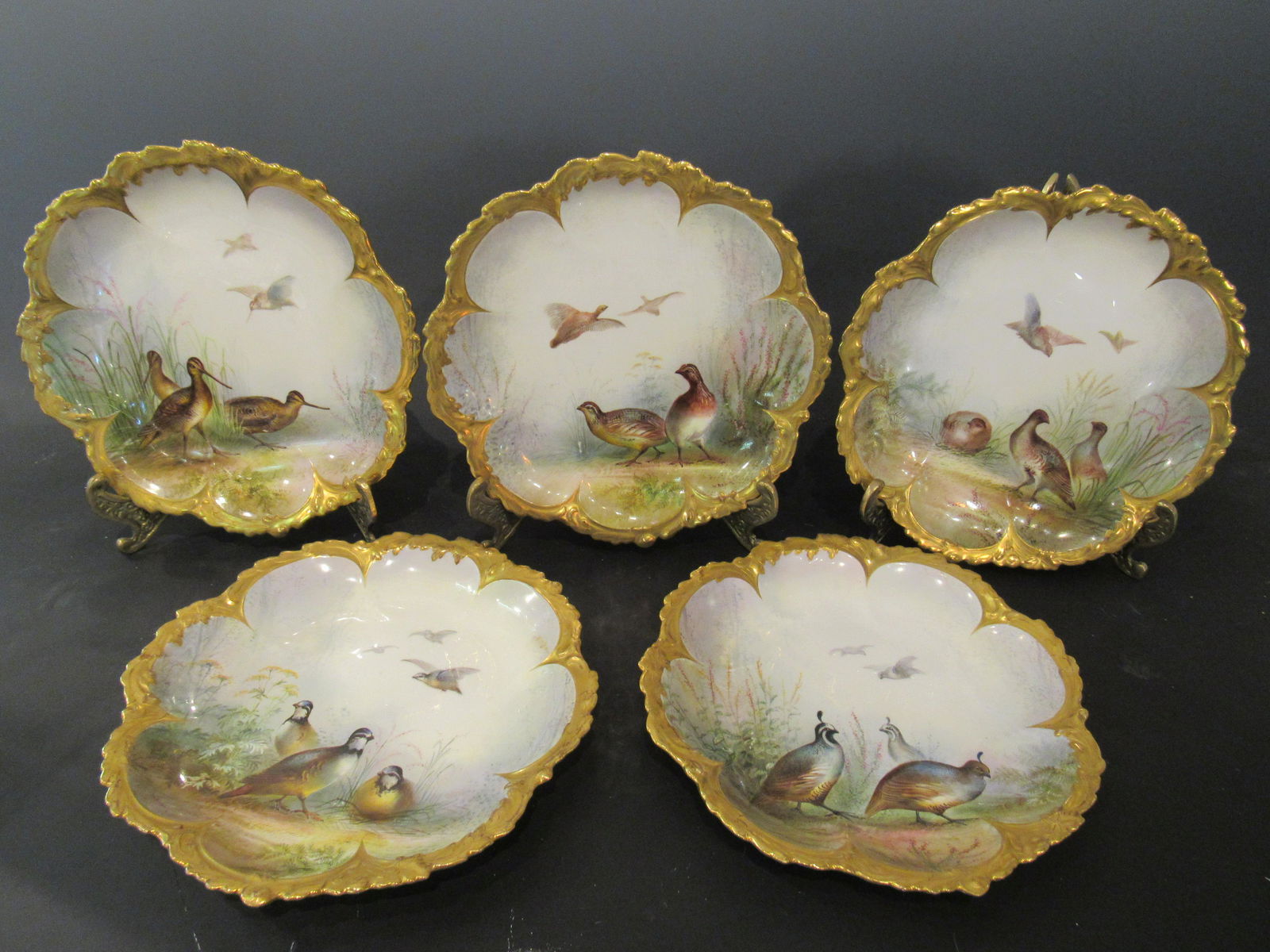 Lof of 5 Tiffany Porcelain Plates (1 of 8)