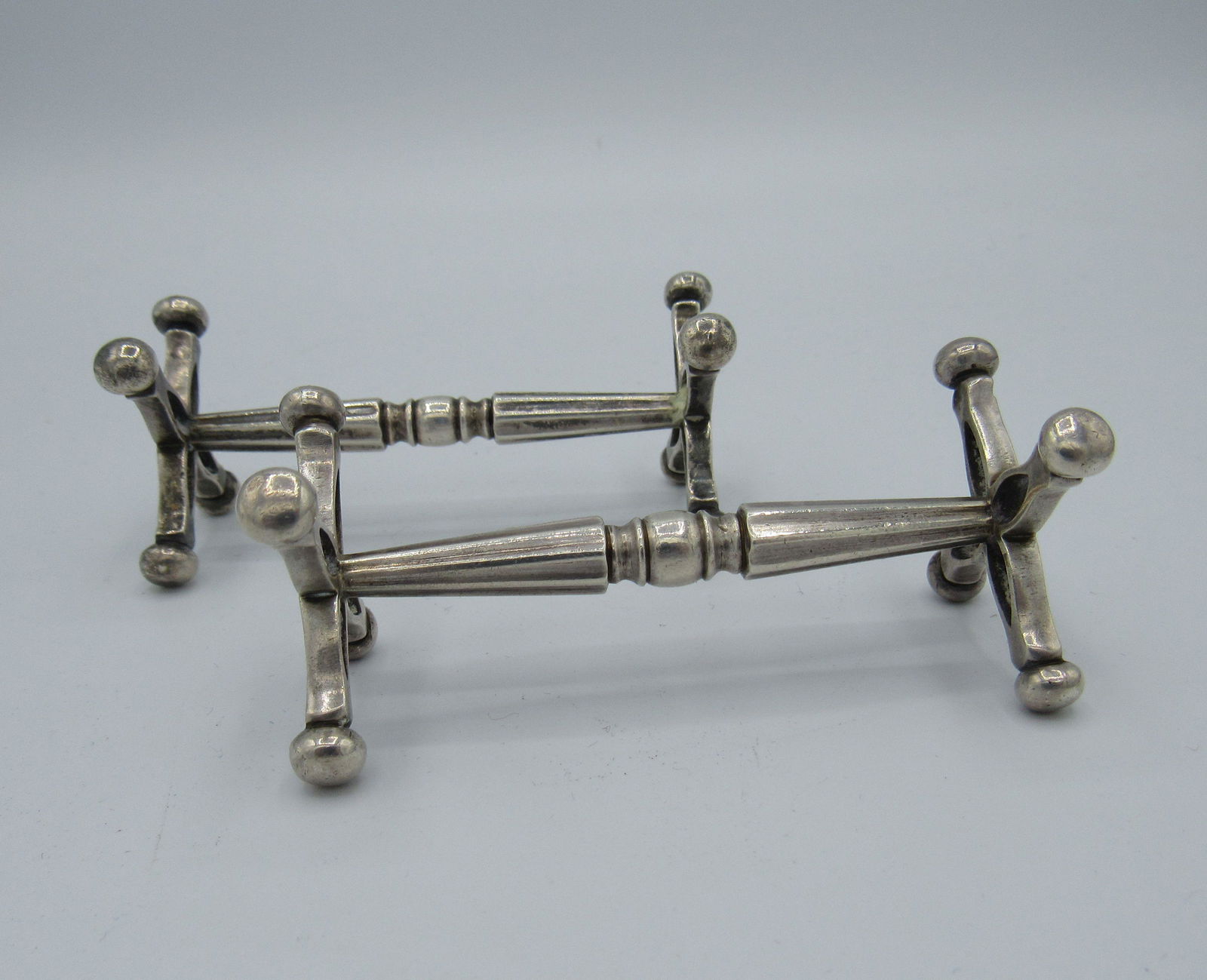 Sterling Silver Victorian Knife Rests. (1 of 4)