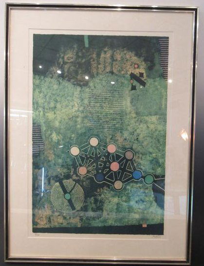 Israeli Mordechai Ardon Abstract Lithograph 7/150 (1 of 4)