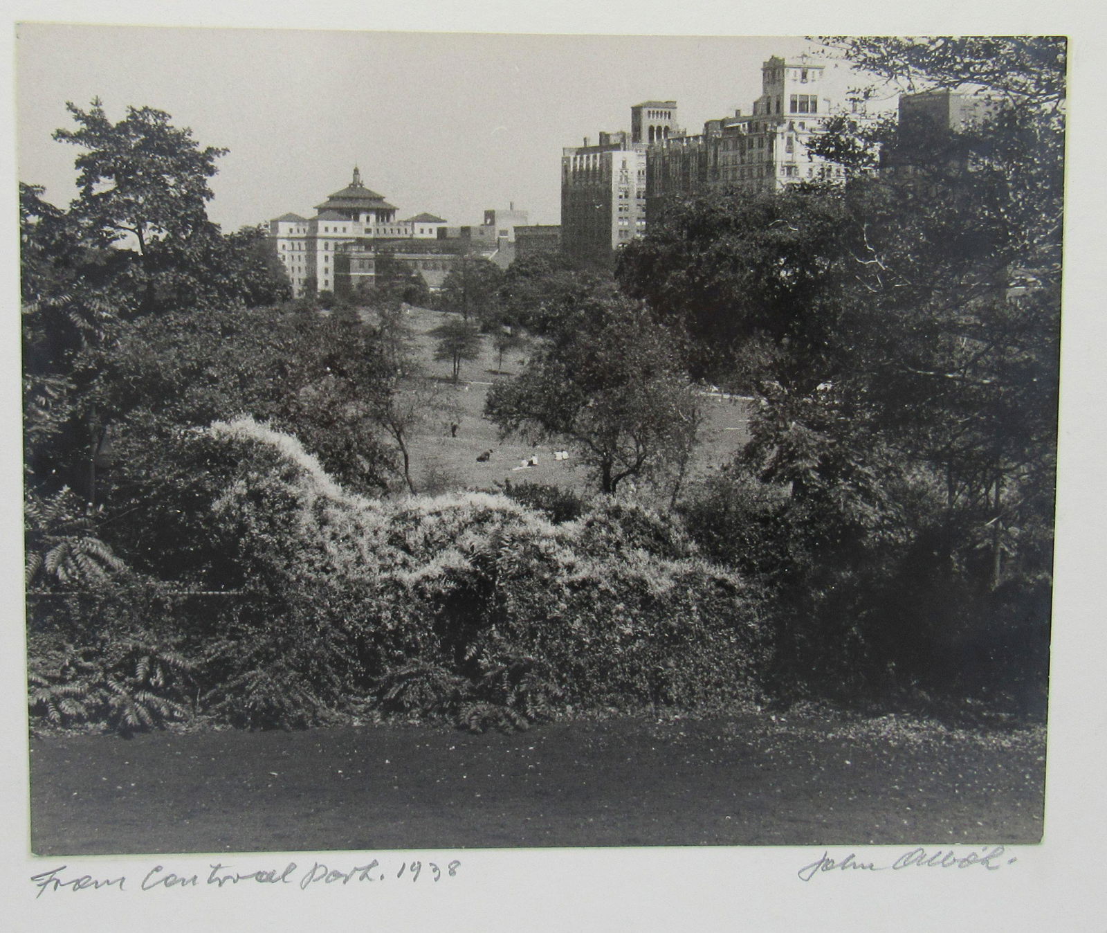 John Albok (American 1894-1982) 1938 Central Park (1 of 2)