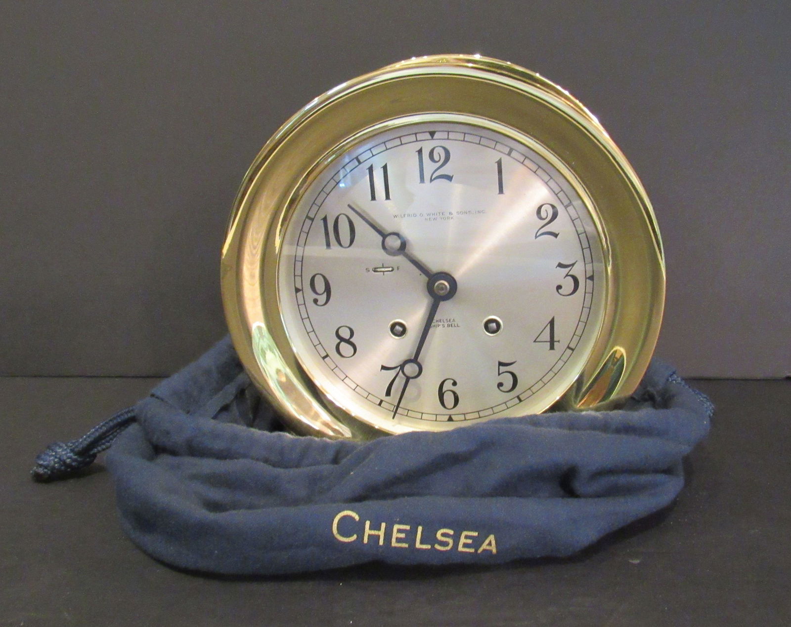 Wilfrid O. White & Sons Chelsea Ship's Bell Clock (1 of 12)
