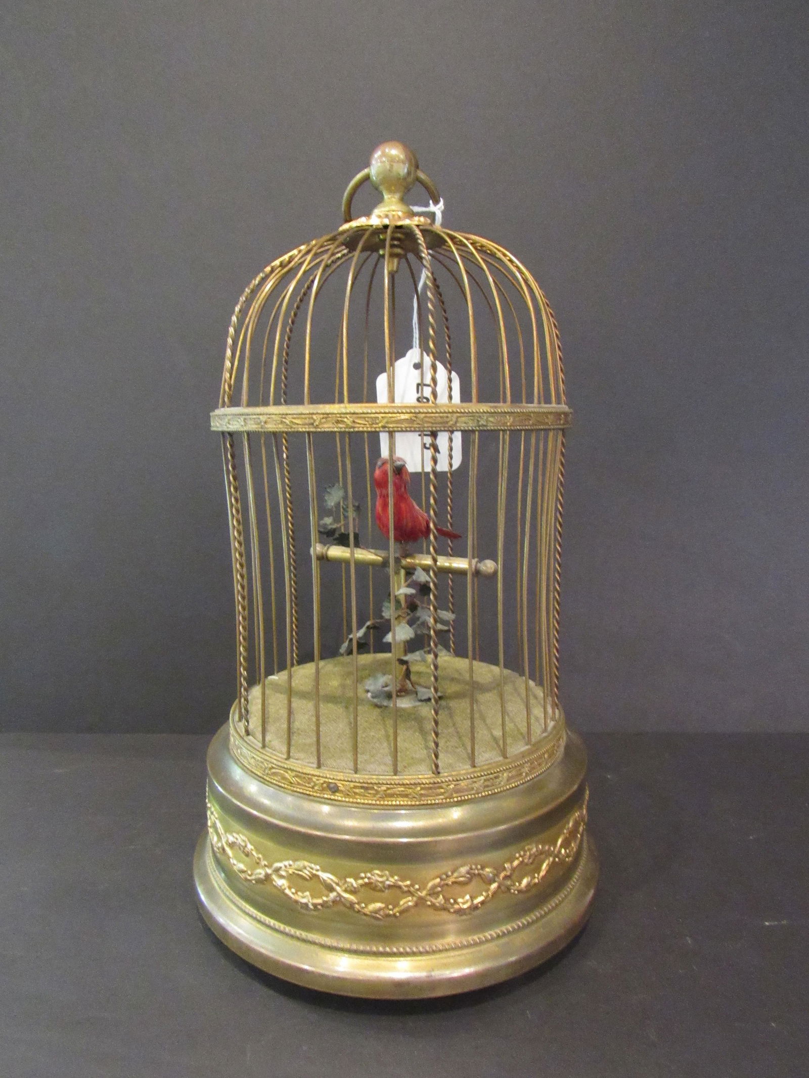 Antique Helvetic French Singing Bird Cage Automaton (1 of 6)