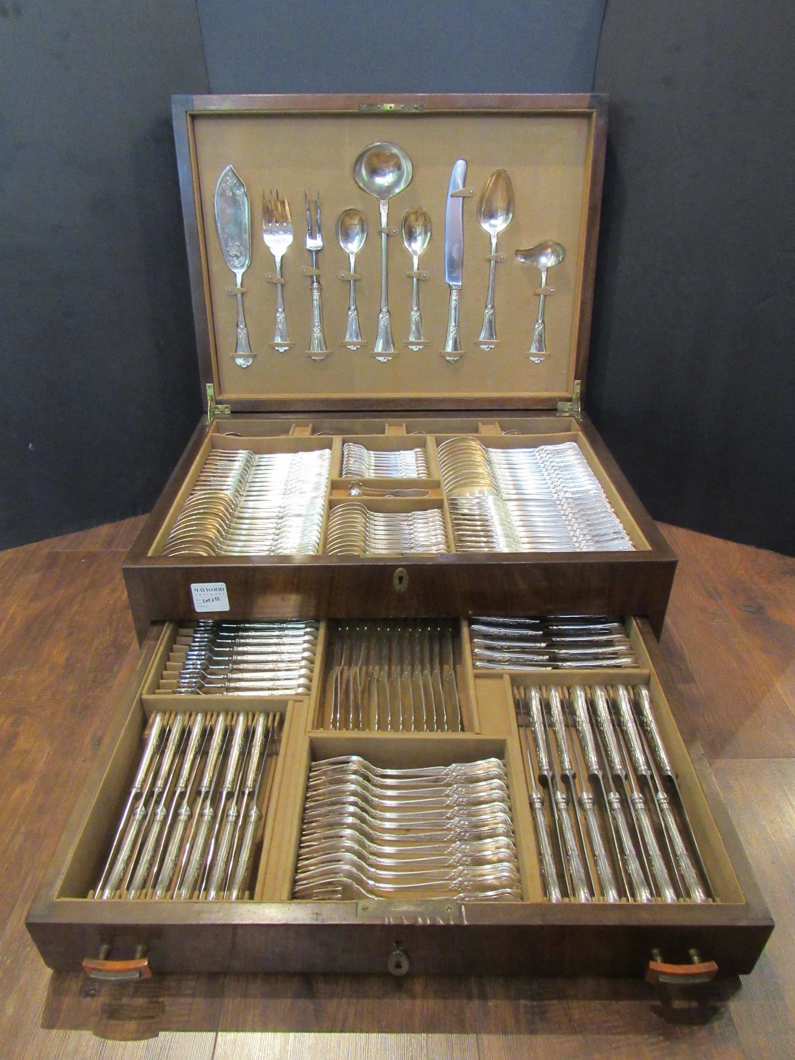 166 Piece Krupp Berndorf Alpacca Silverware Flatware (1 of 20)