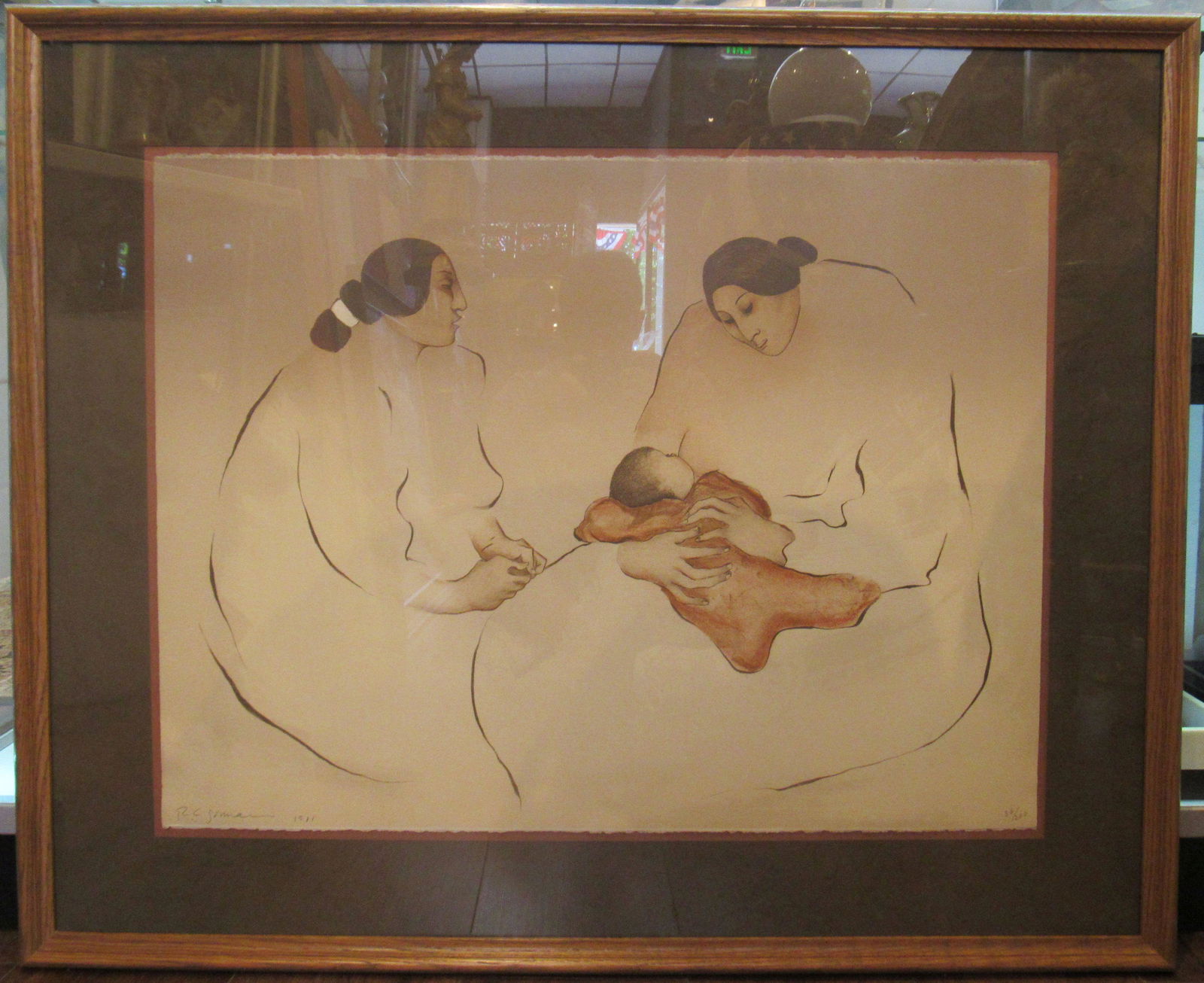 Rudolph Carl Gorman Lithograph Signed 1981 (1 of 9)