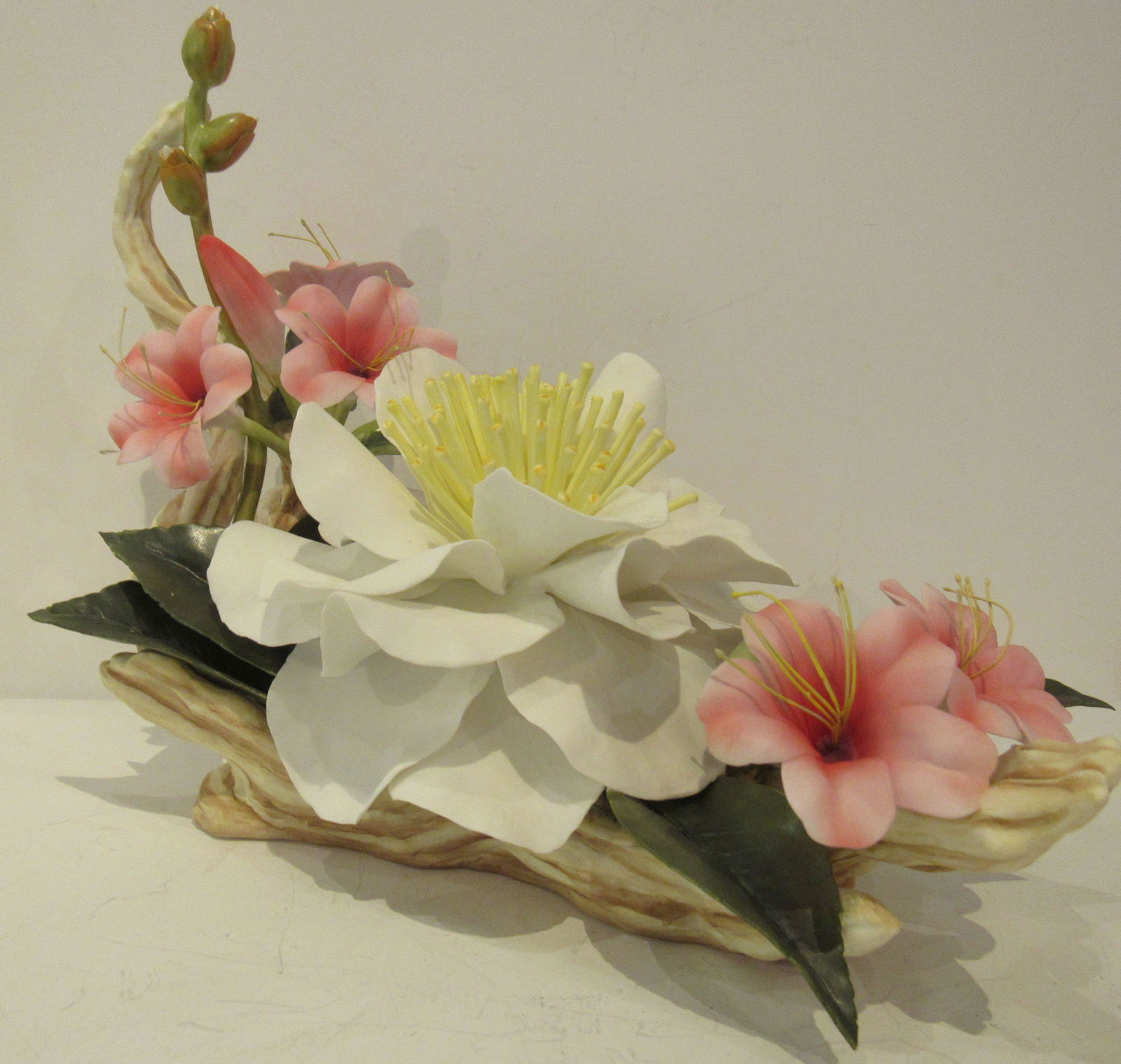 Vintage Boehm White Empress Camellia Floral Figurine (1 of 5)