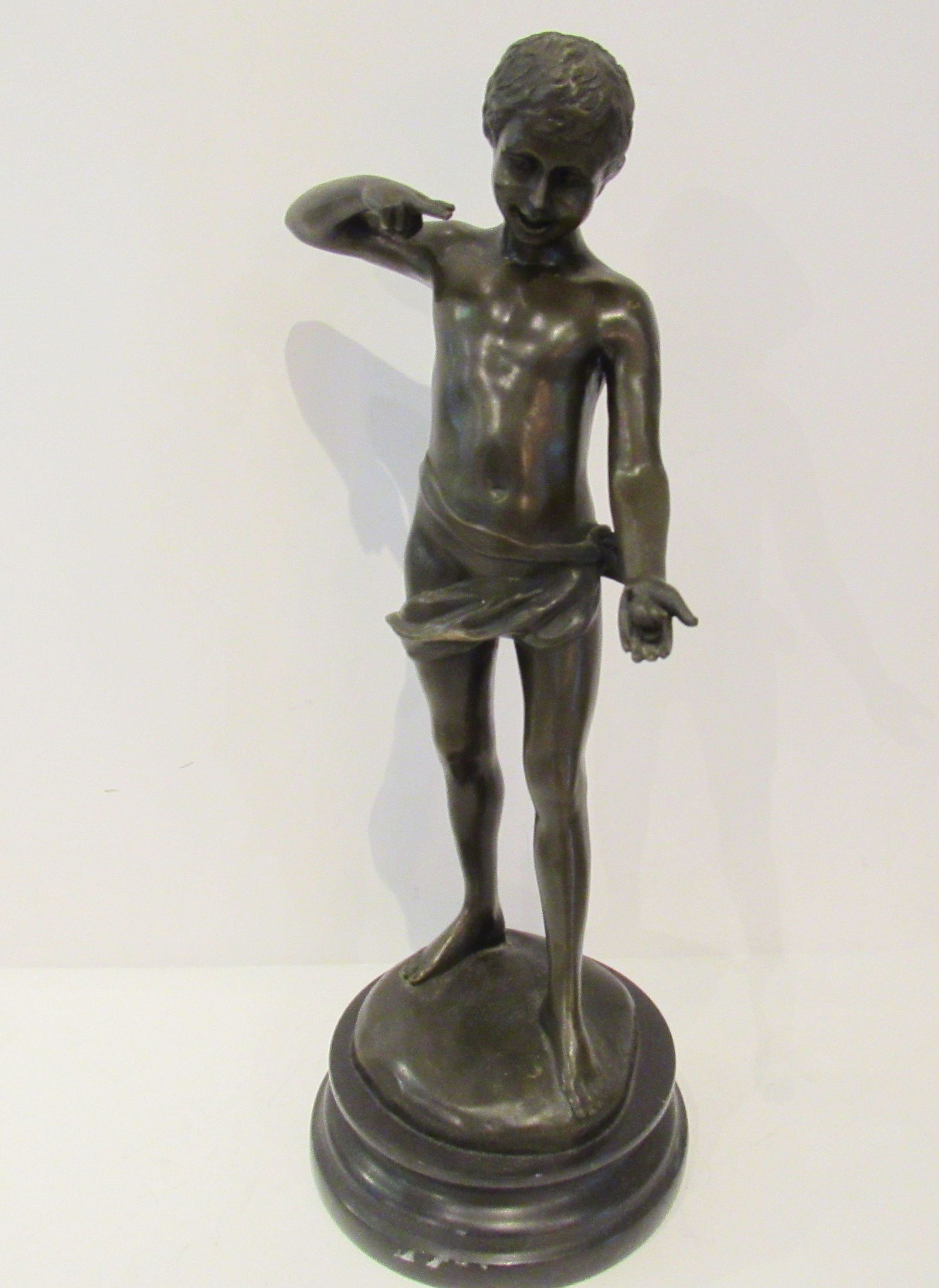 Theophile Somme (1871 - 1952) Standing Boy W/ Snail (1 of 6)