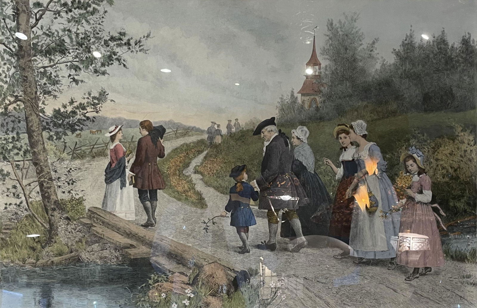 Antique George Washington After Etching by Jas. S. King (1 of 5)