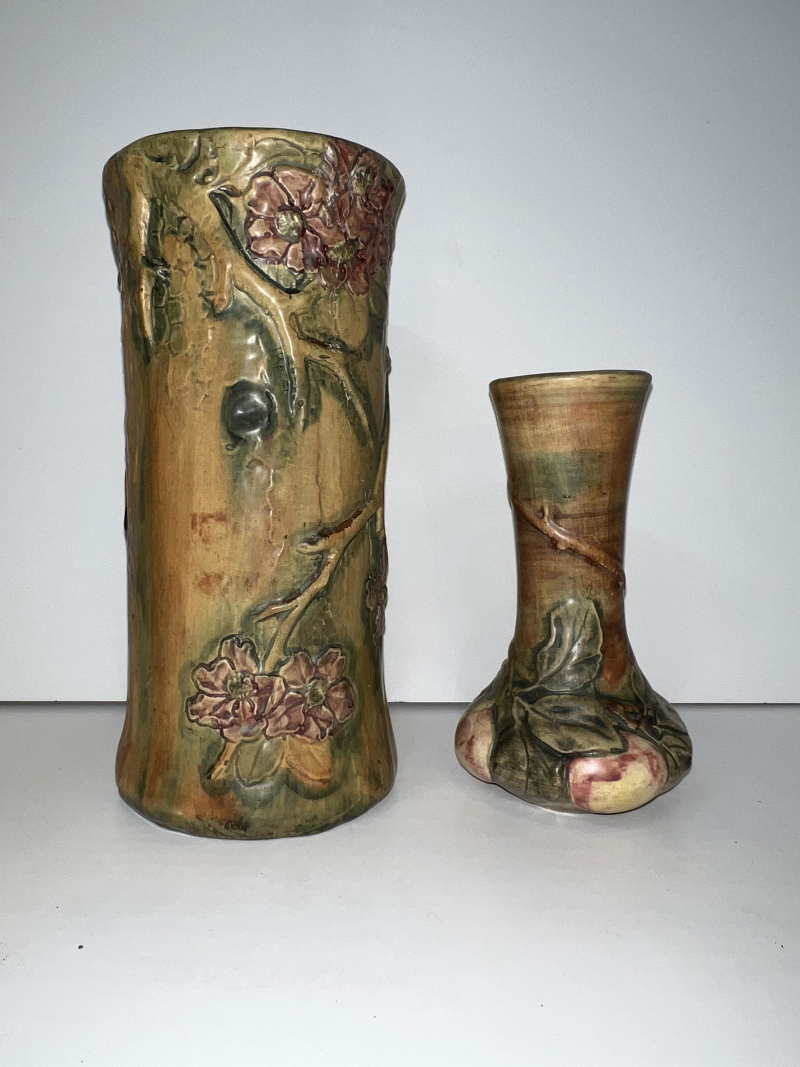 Lot of 2 Weller Pottery Vases (1 of 4)