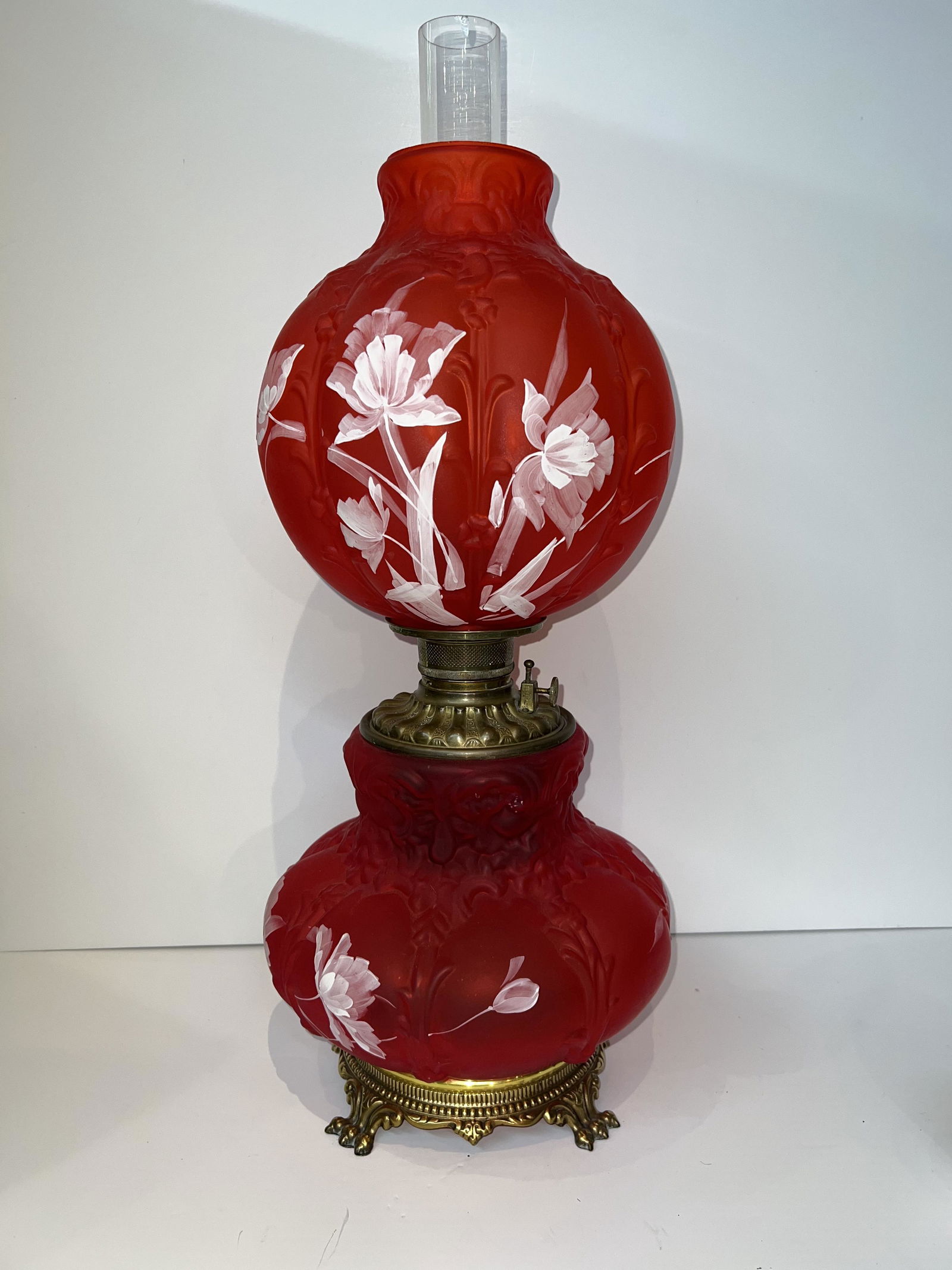 Antique Consolidated Co. Gone With the Wind Lamp Floral (1 of 12)