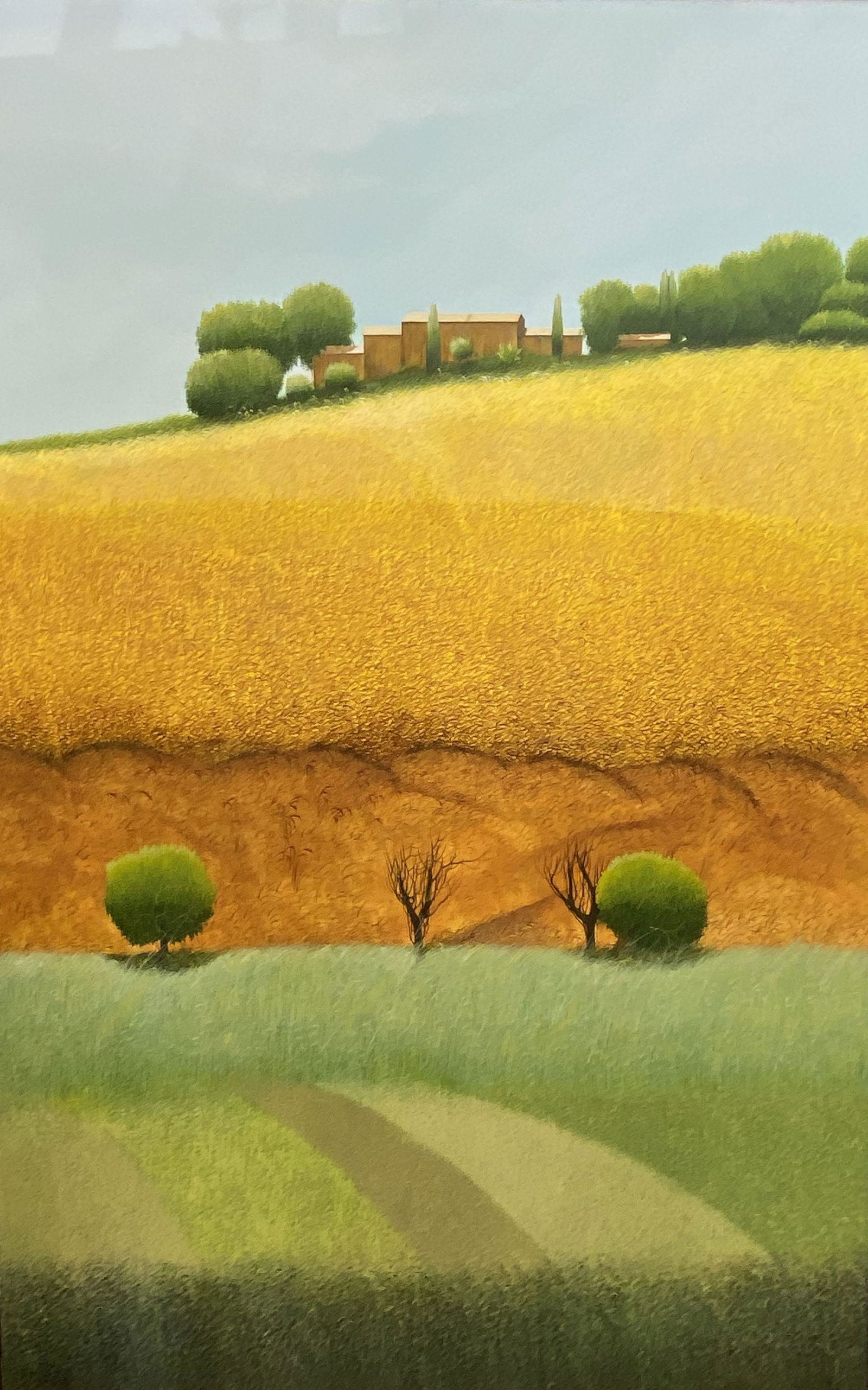 Huge Italian Contemporary Landscape Painting (1 of 3)