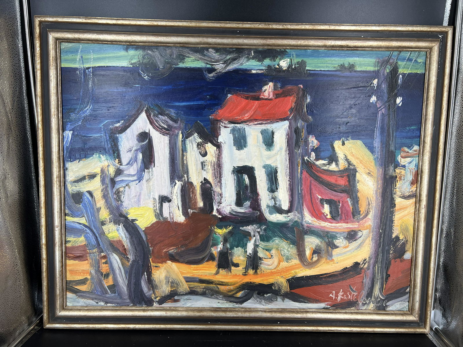 Ante Kastelancic (Croatia, 1911-1989) Oil Painting (1 of 5)