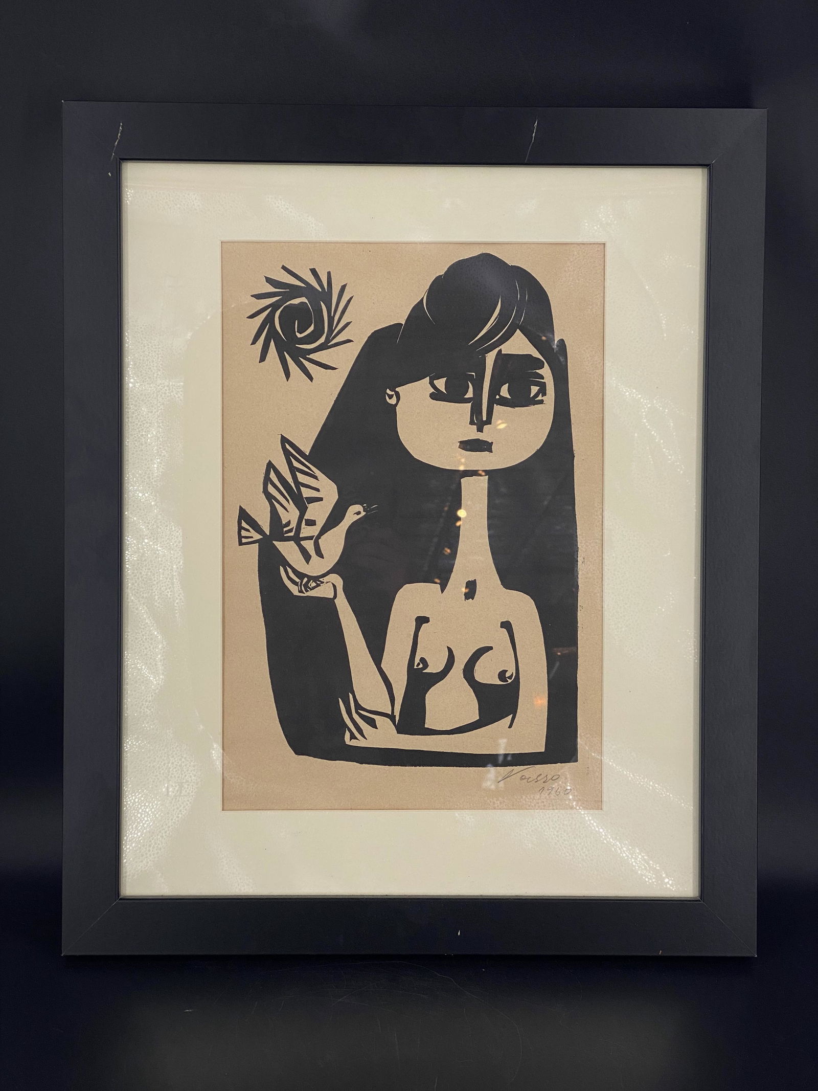 Vaso Katraki (Greek, 1914-1988) Woodcut Print (1 of 5)