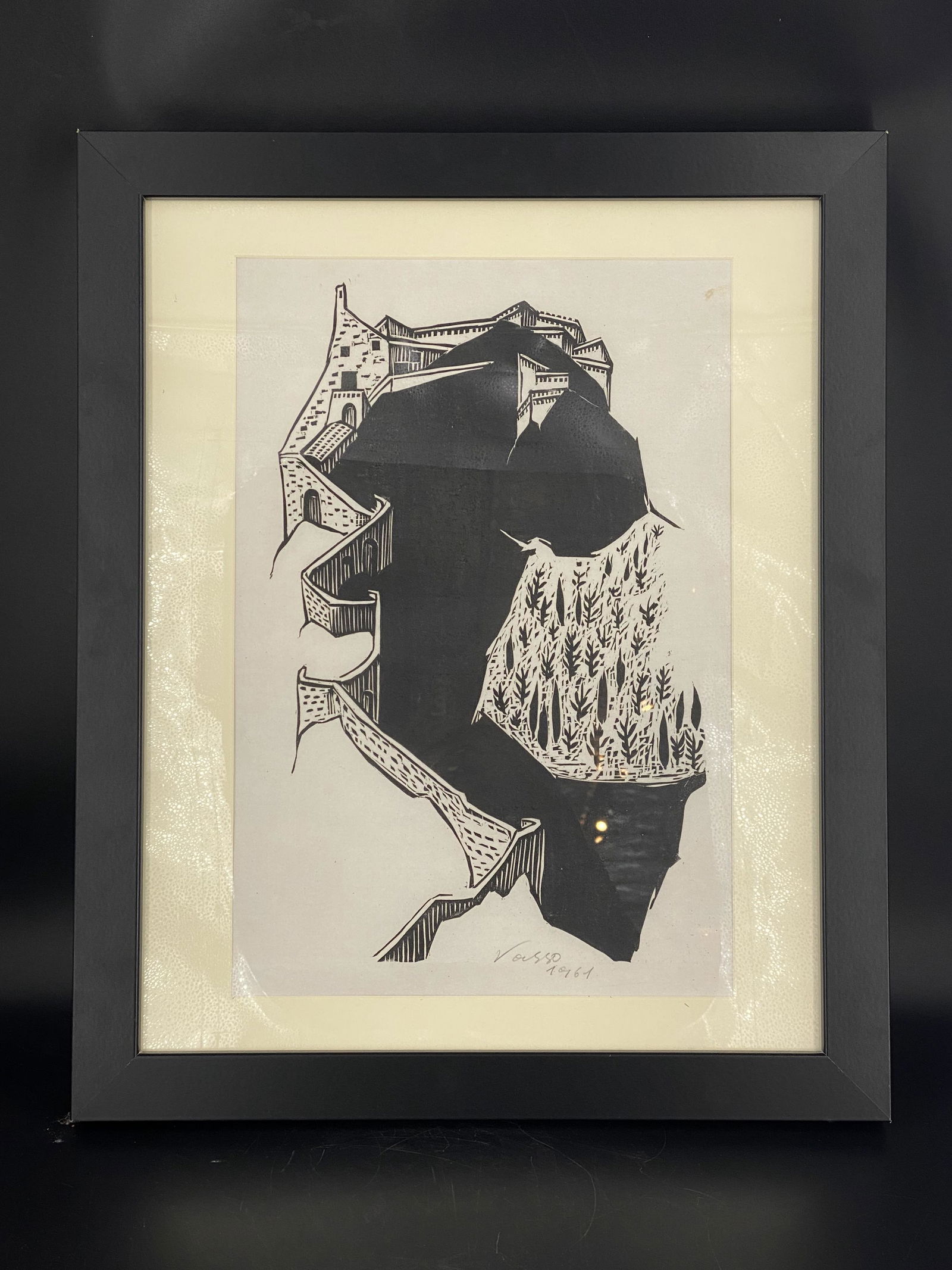 Vaso Katraki (Greek, 1914-1988) Woodcut Print (1 of 5)