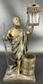 Antique Bronze Deskset Inkwell Diogenes