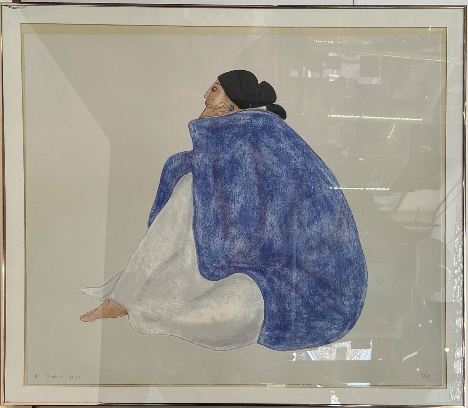 R.C. Gorman (American, 1931-2005) 1984 Lithograph Print 19/150 (1 of 5)