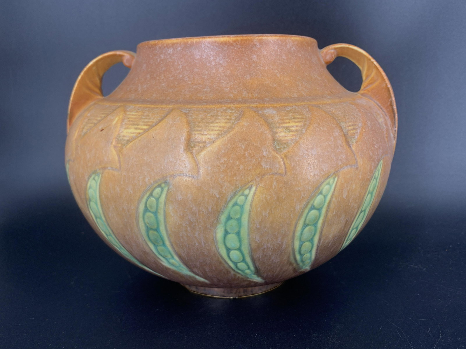 Vintage Roseville Pottery Falline Two-Handled Vase (1 of 6)