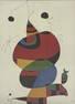 Joan Miro (Spanish, 1893-1983) Woman Bird Stars (Homage to Picasso) Print