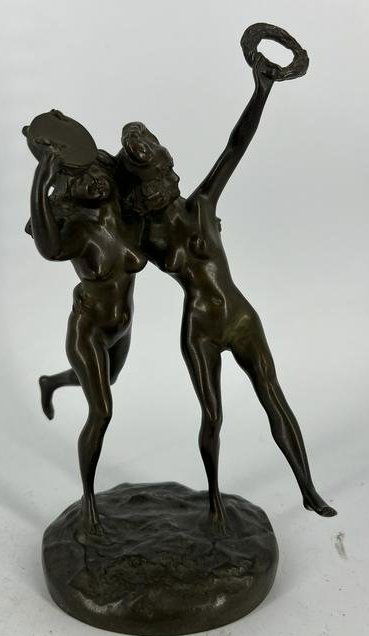 Antique Theodore Riviere (French 1857-1912) Susse Freres Editeurs Bronze Sculpture (1 of 8)